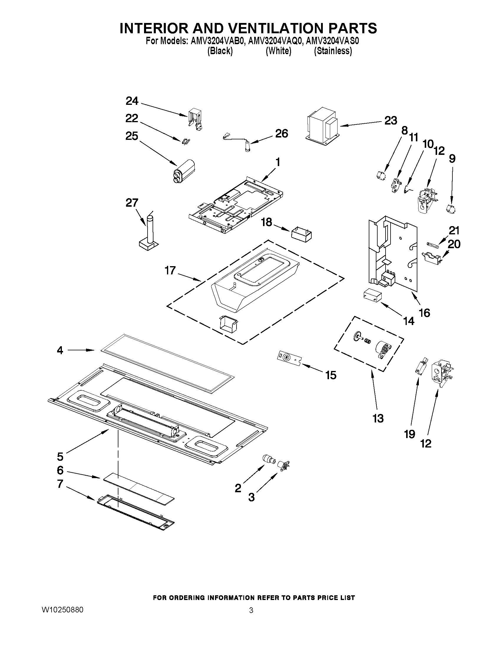03 - INTERIOR AND VENTILATION PARTS