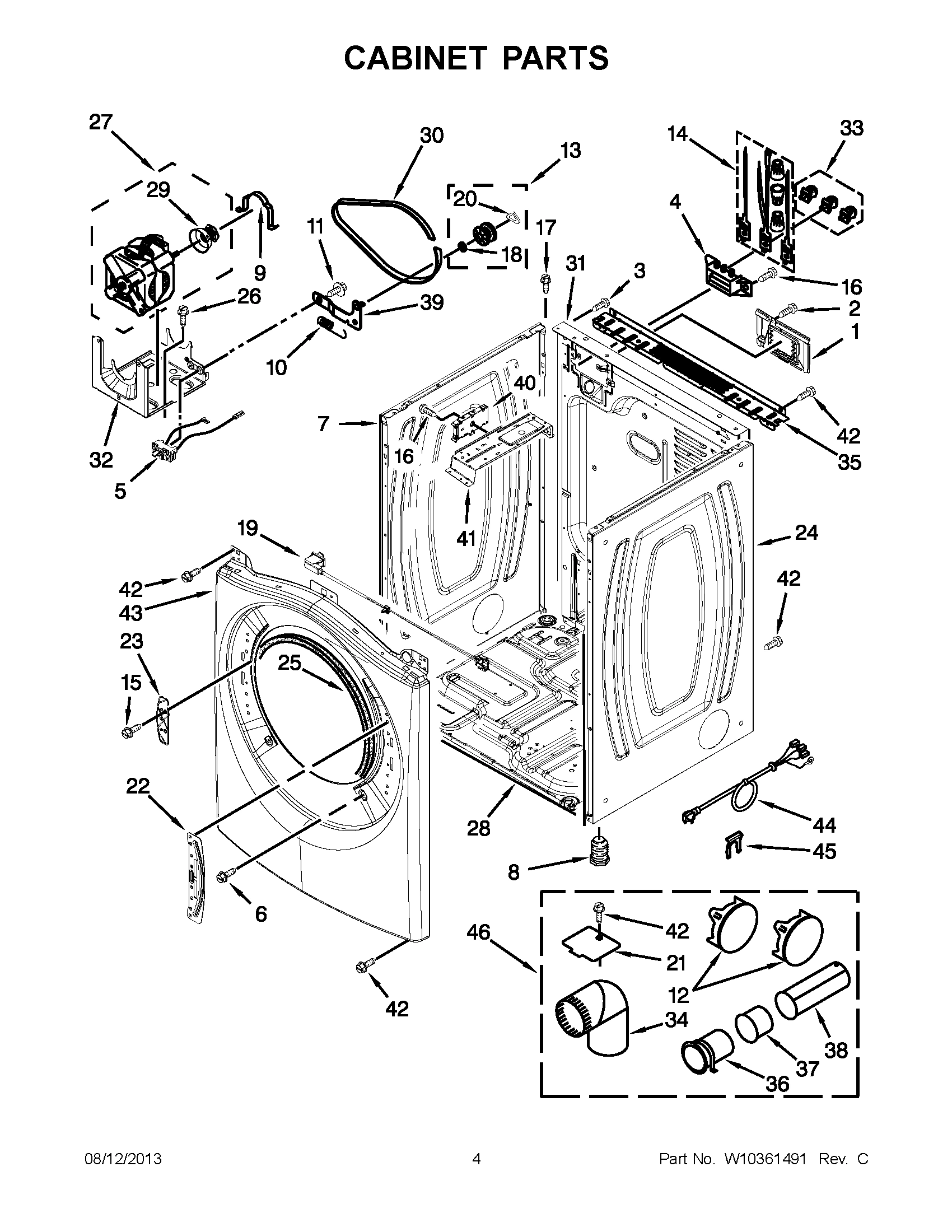 02 - CABINET PARTS