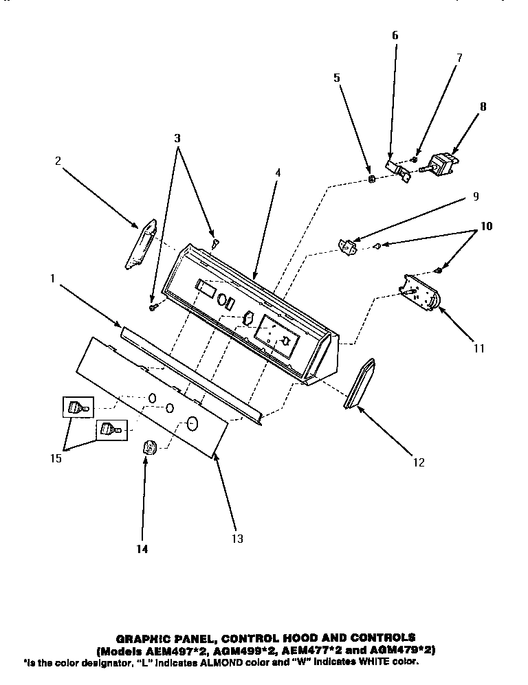 06 - GRAPHIC PANEL, CONTROL HOOD & CONTROLS