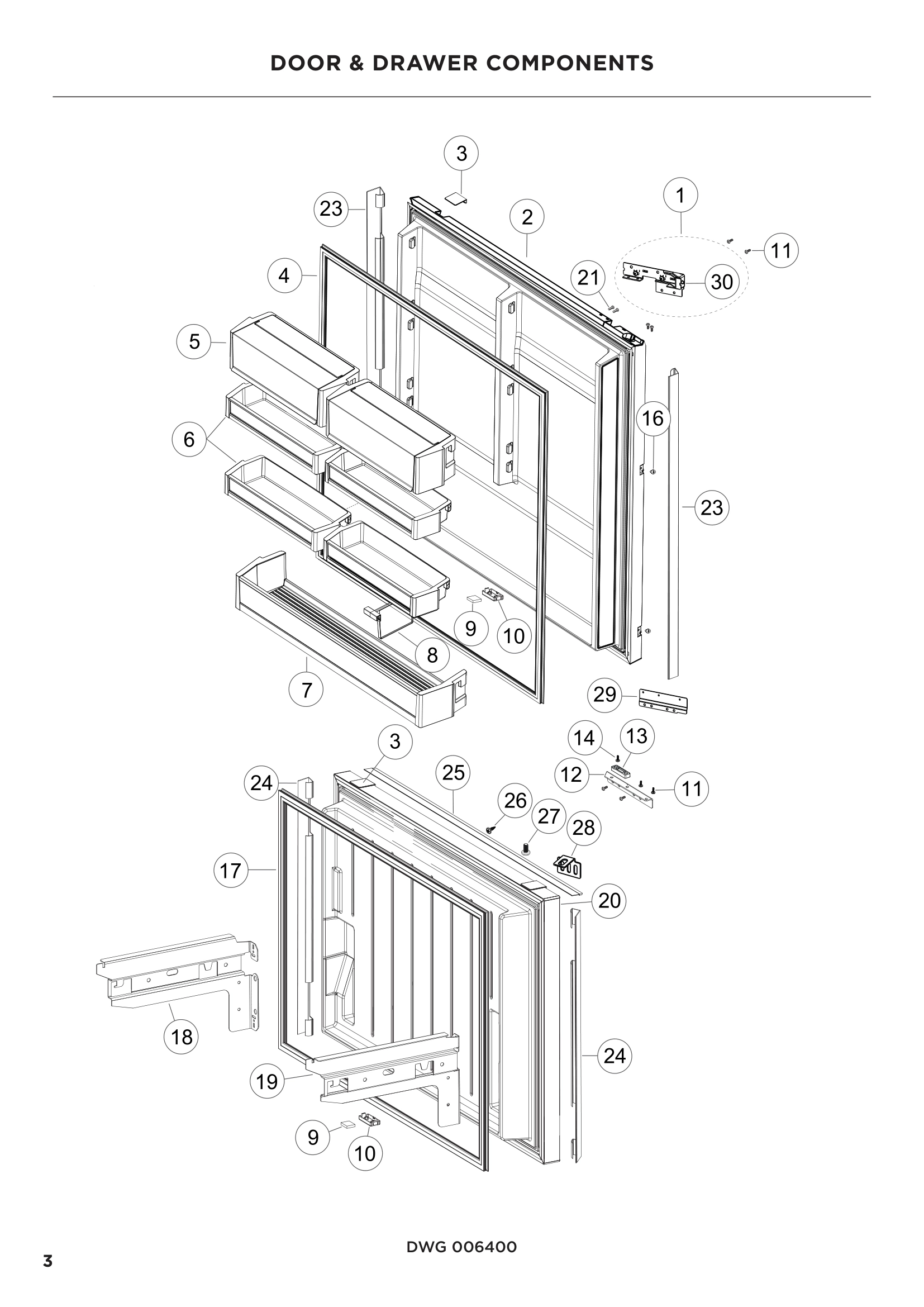 DOOR & DRAWER COMPONENTS