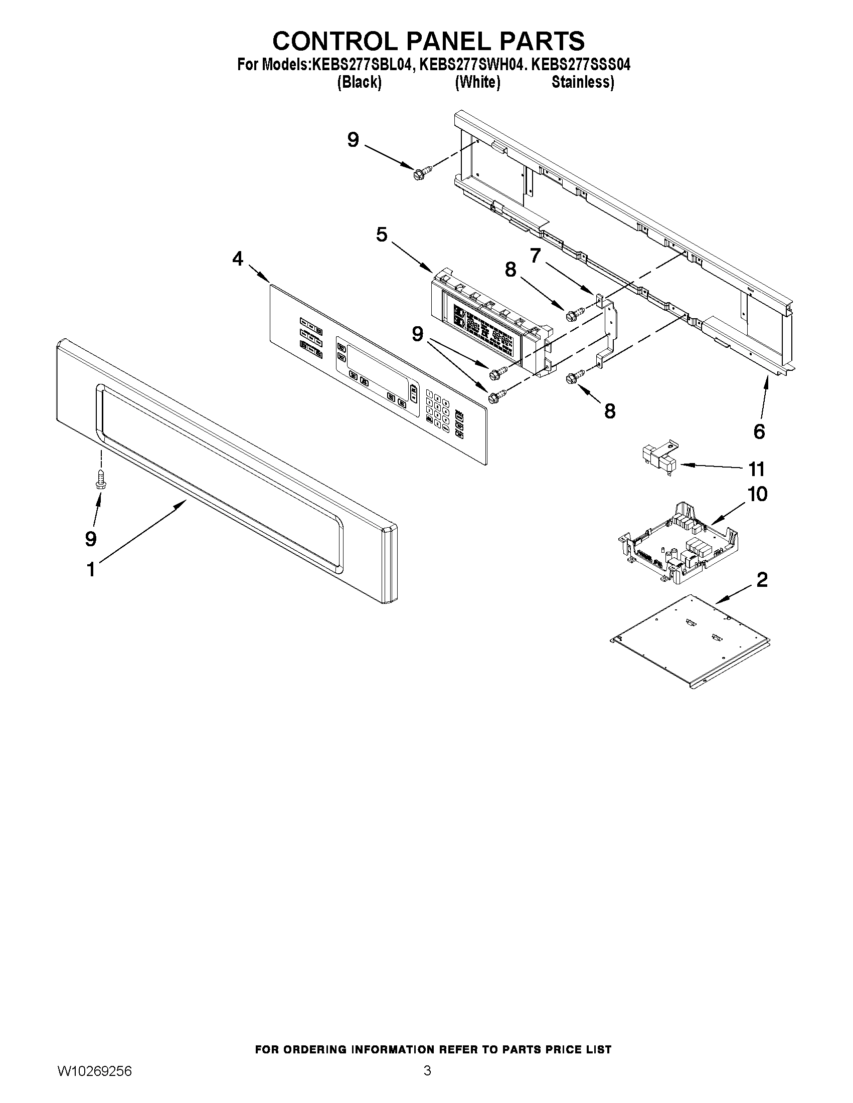 02 - CONTROL PANEL PARTS