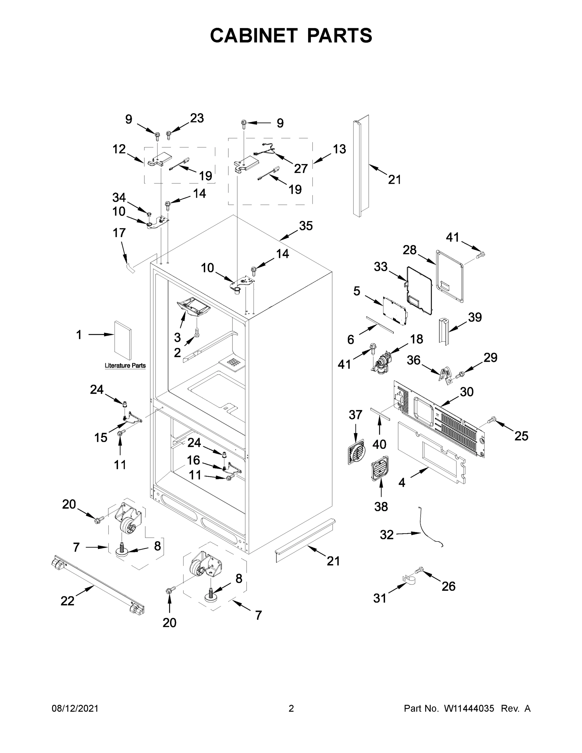 02 - CABINET PARTS
