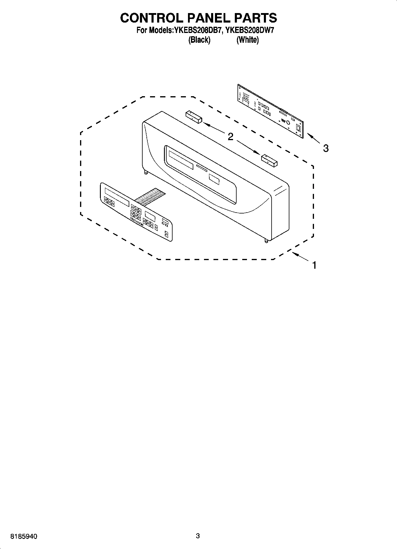 02 - CONTROL PANEL PARTS