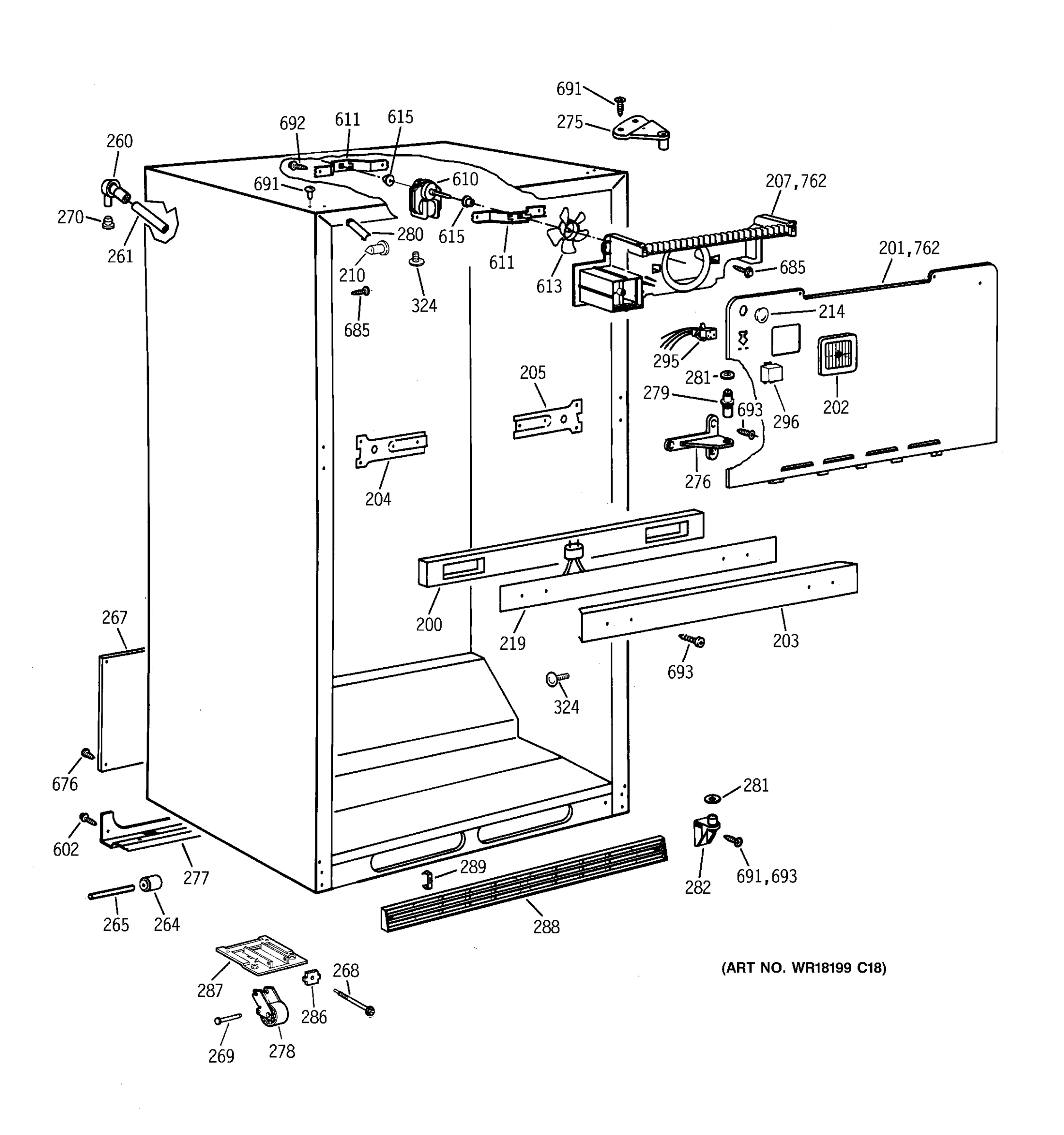 CABINET PARTS