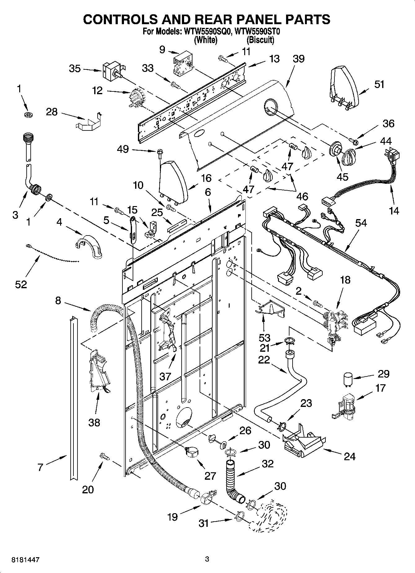 02 - CONTROLS AND REAR PANEL PARTS