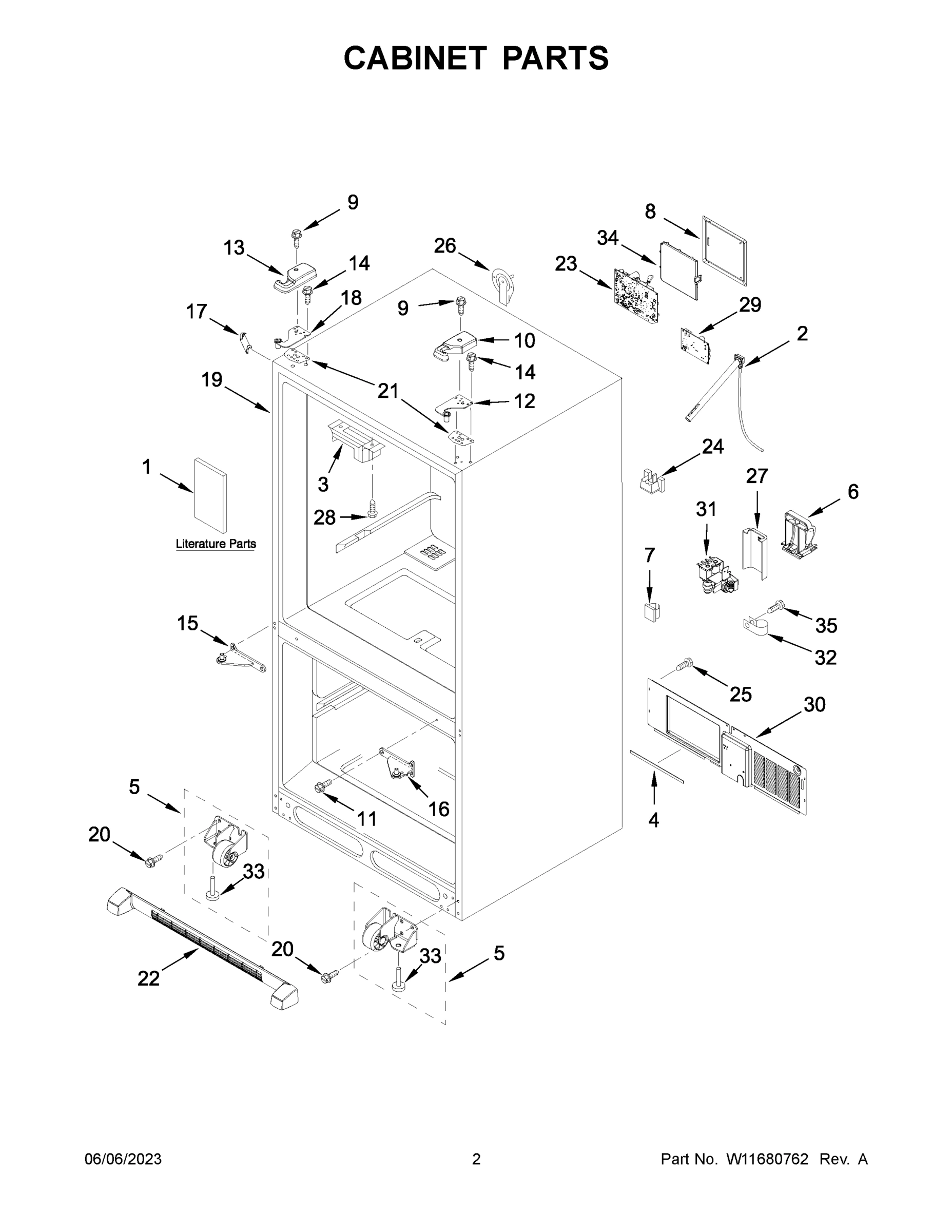 02 - CABINET PARTS