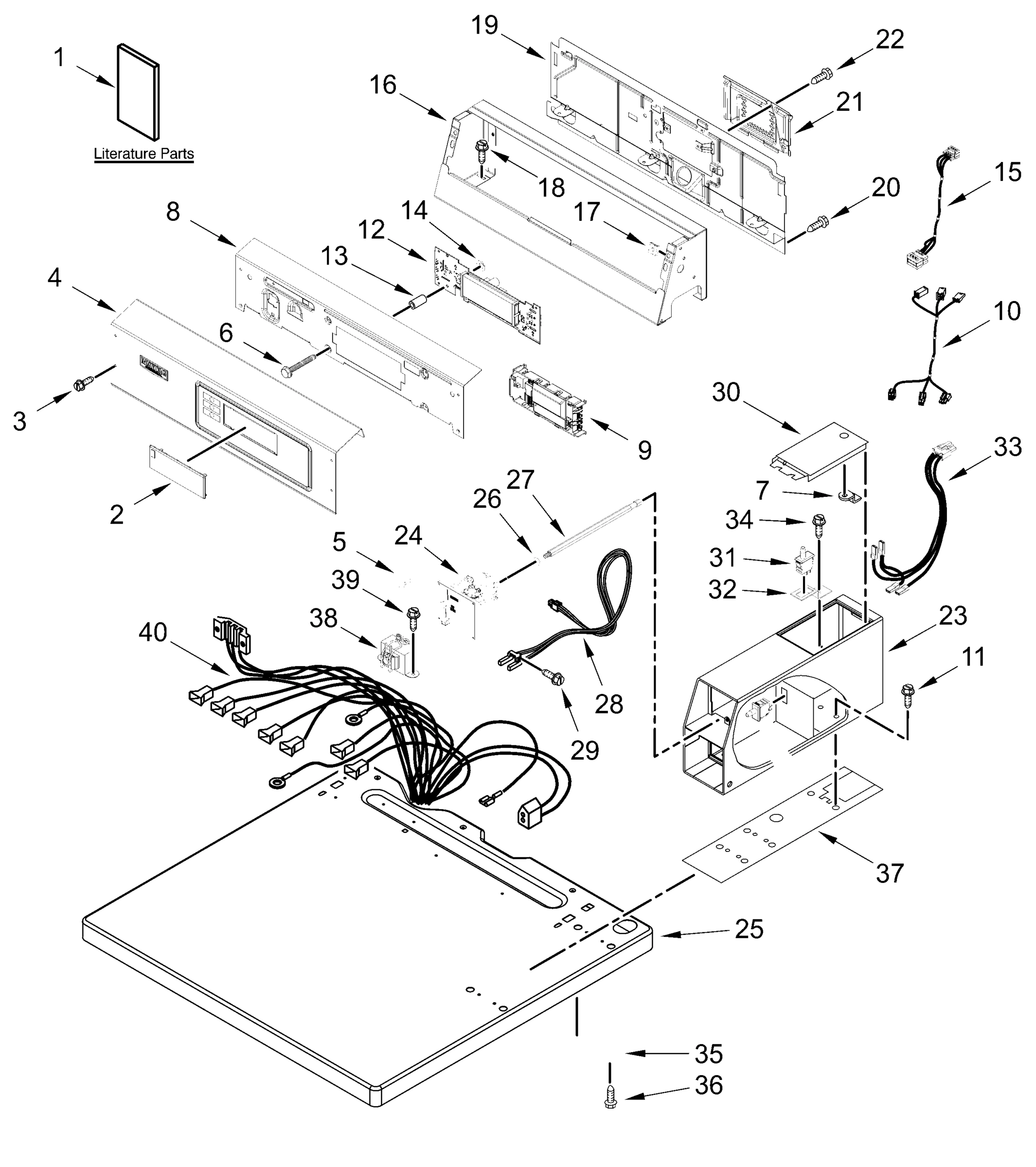 TOP AND CONSOLE PARTS