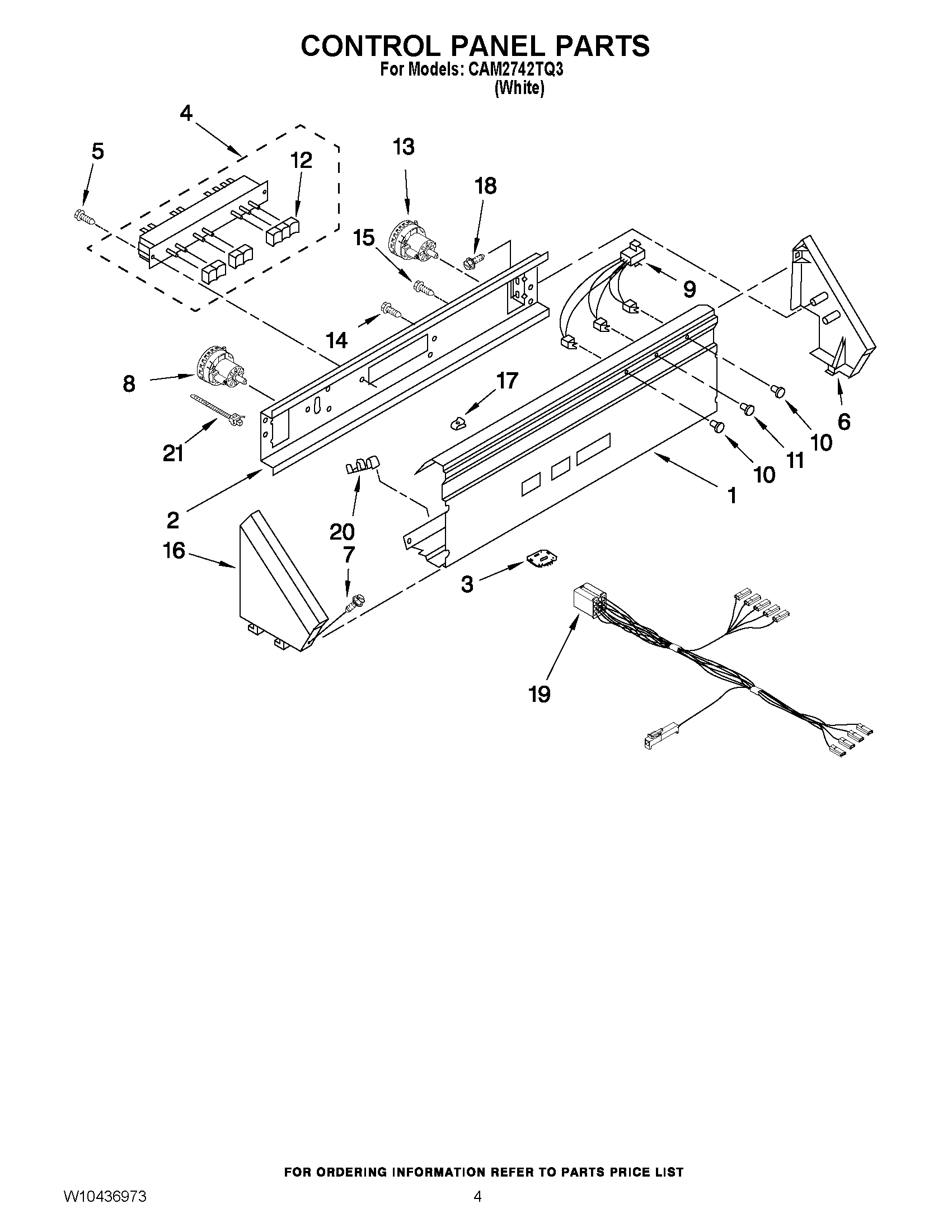 02 - CONTROL PANEL PARTS