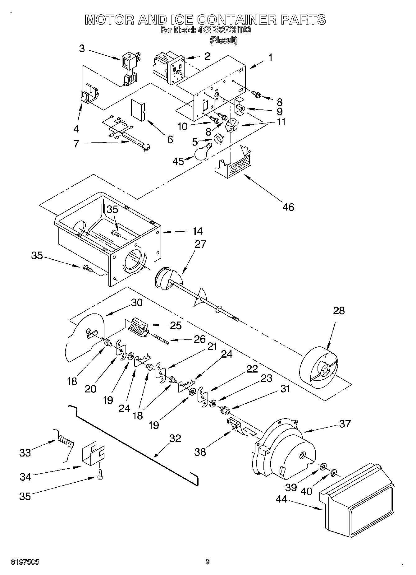 06 - MOTOR AND ICE CONTAINER