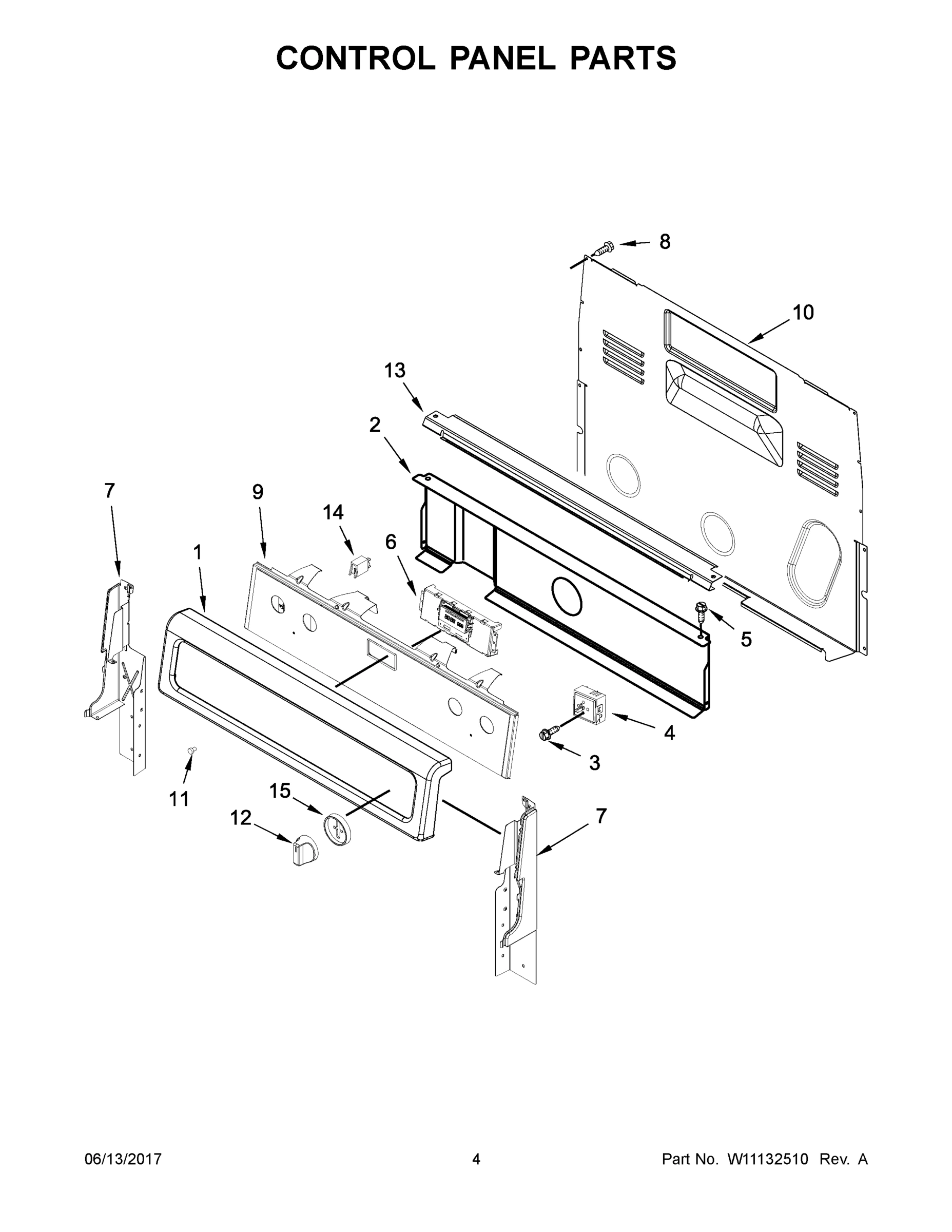 03 - CONTROL PANEL PARTS