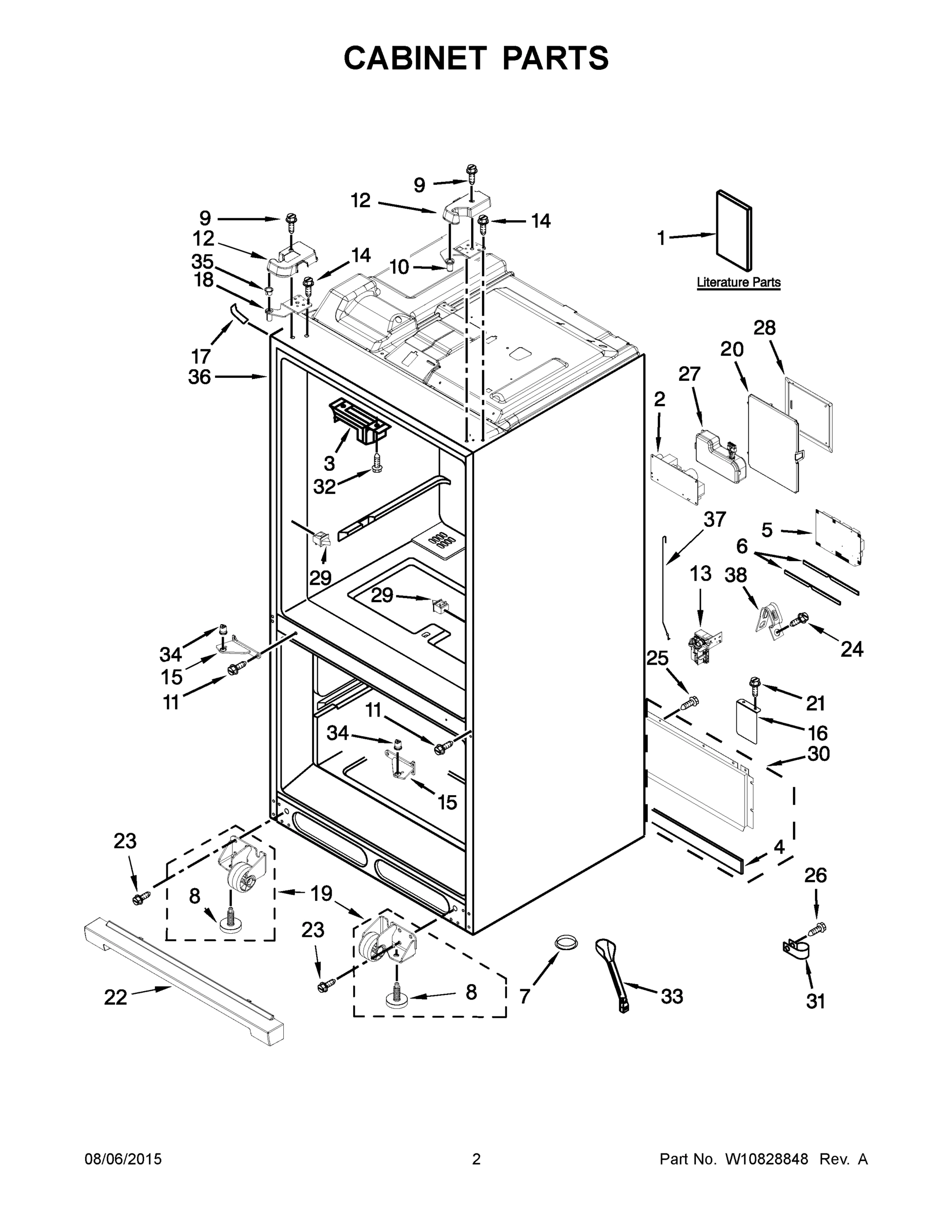 02 - CABINET PARTS