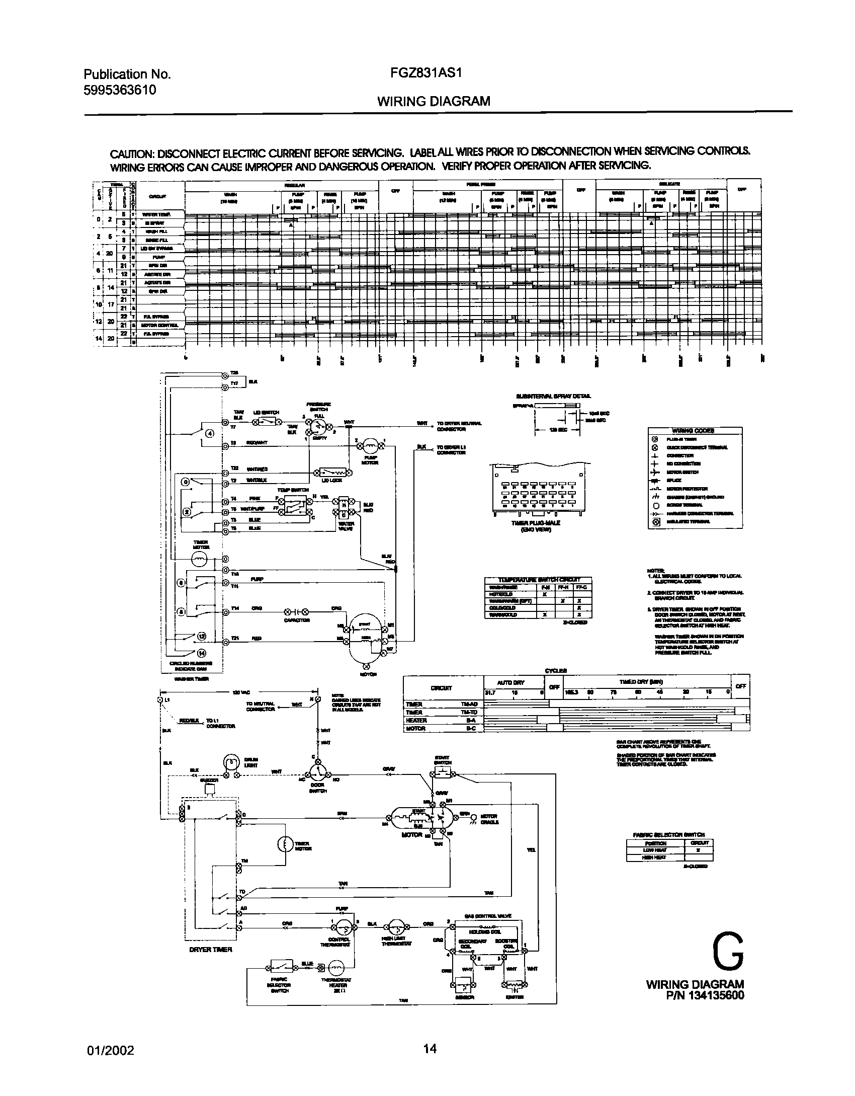 14 - 134135600 WIRING DIAGRAM