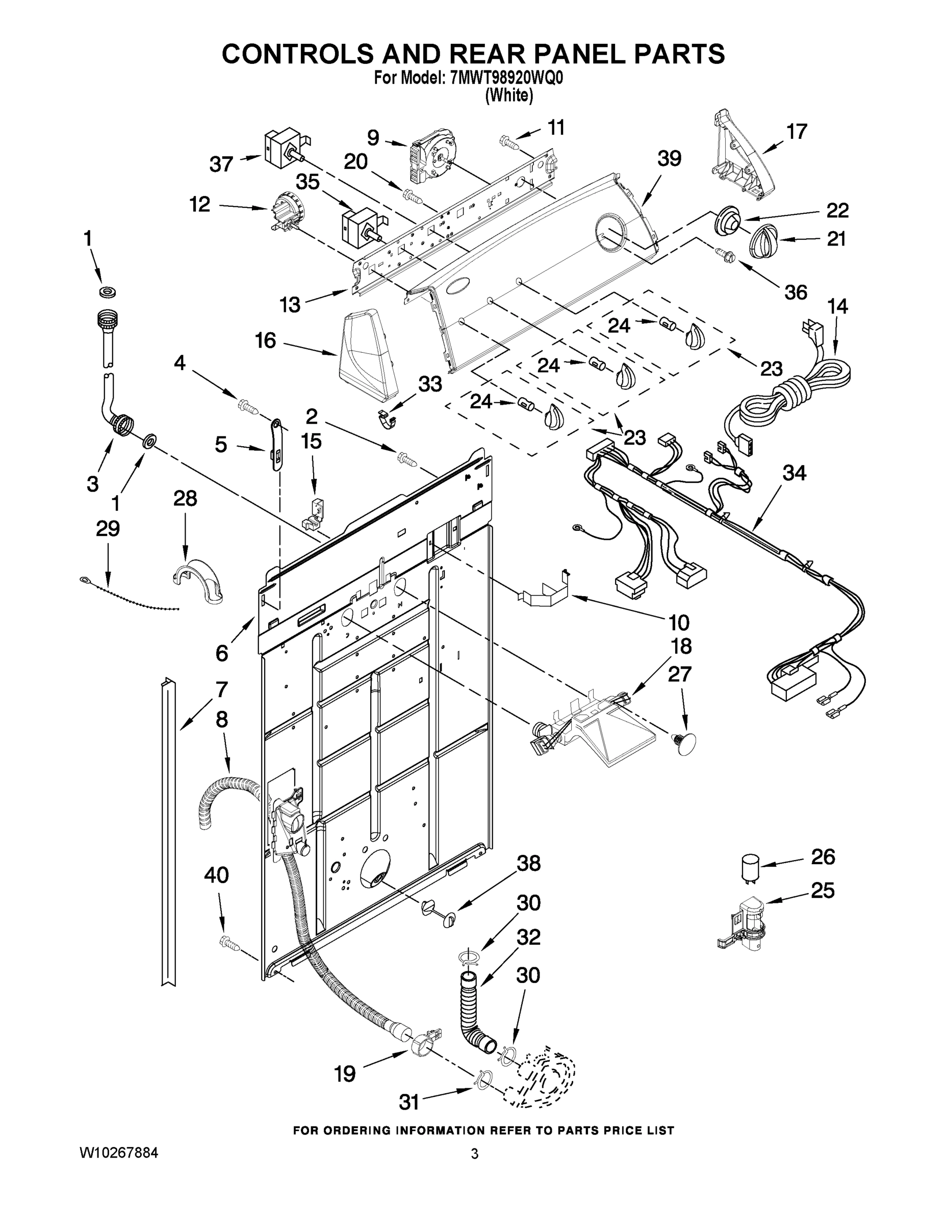 02 - CONTROLS AND REAR PANEL PARTS
