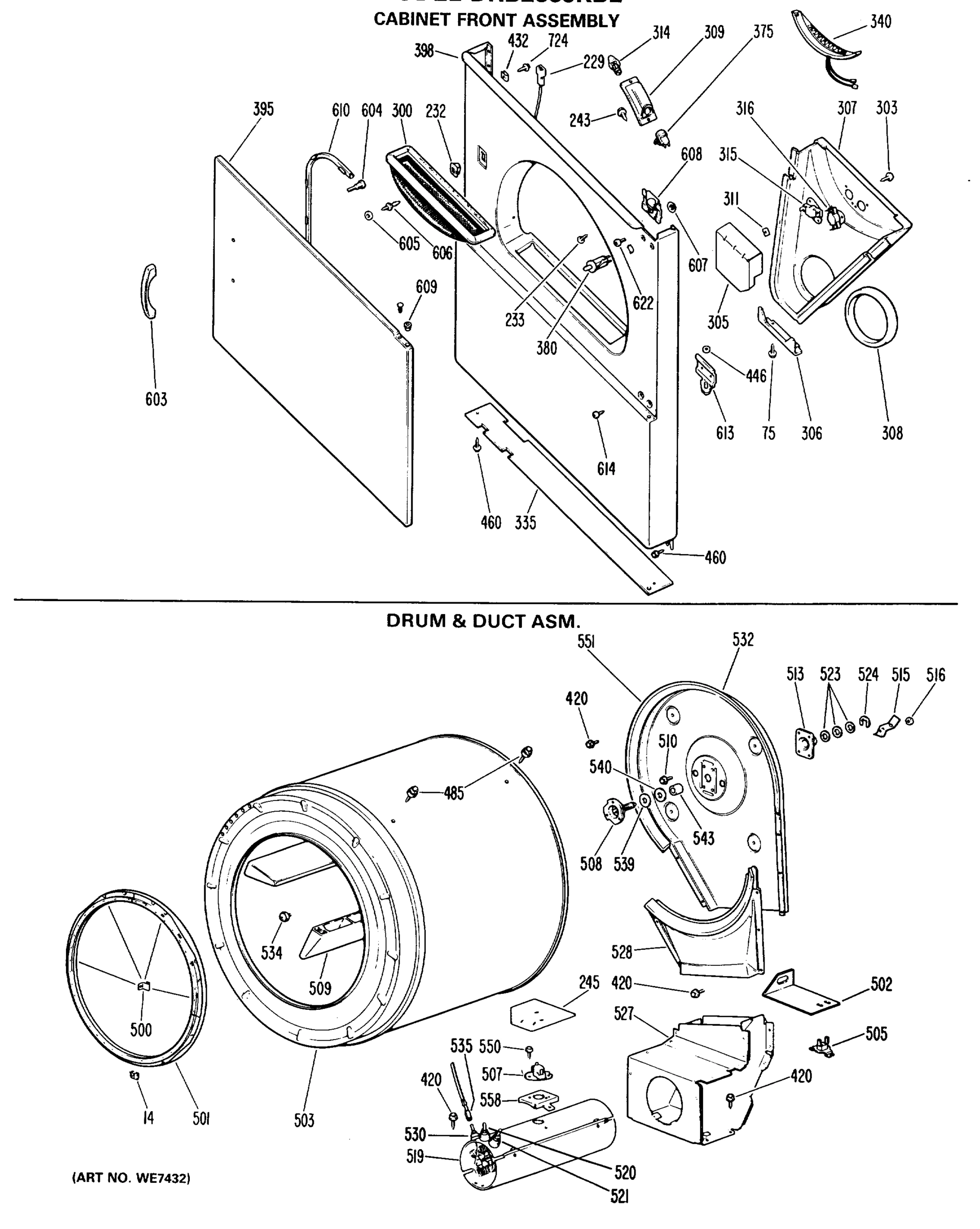 CABINET FRONT ASSEMBLY