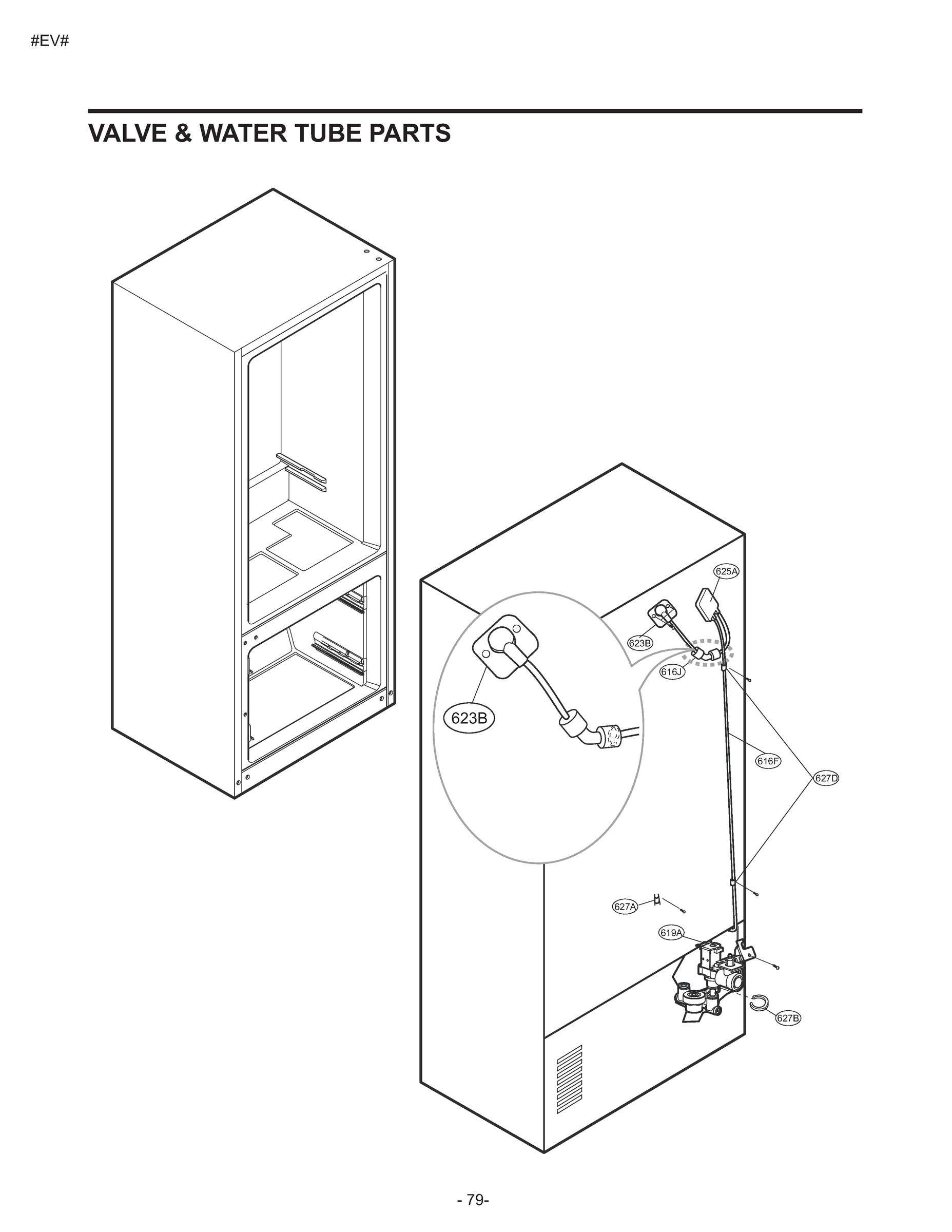 VALVE & WATER TUBE PARTS
