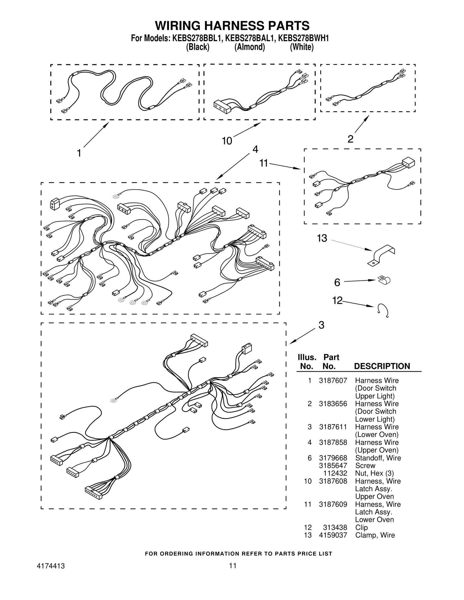 WIRING HARNESS PARTS