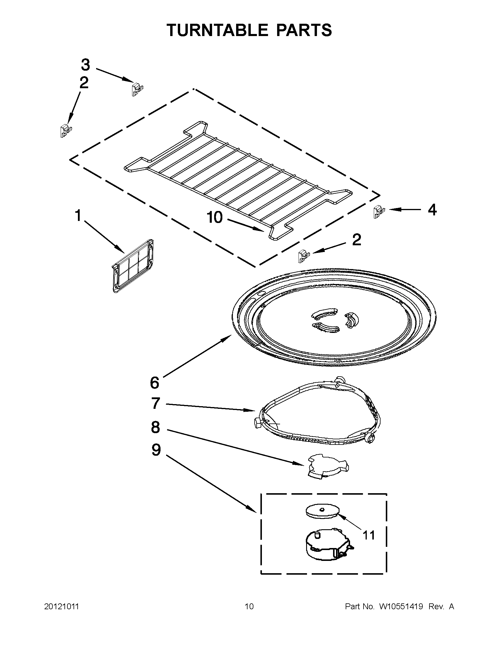 05 - TURNTABLE PARTS
