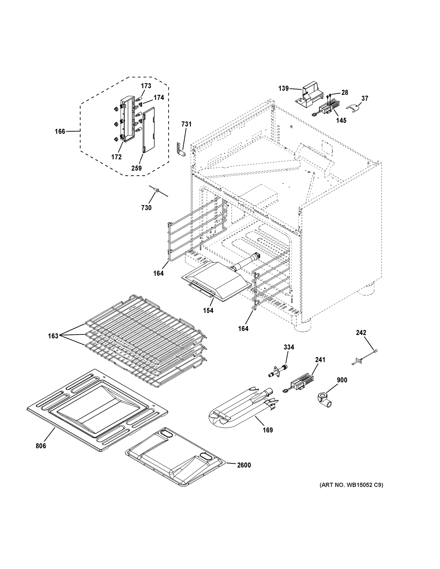 OVEN CAVITY PARTS