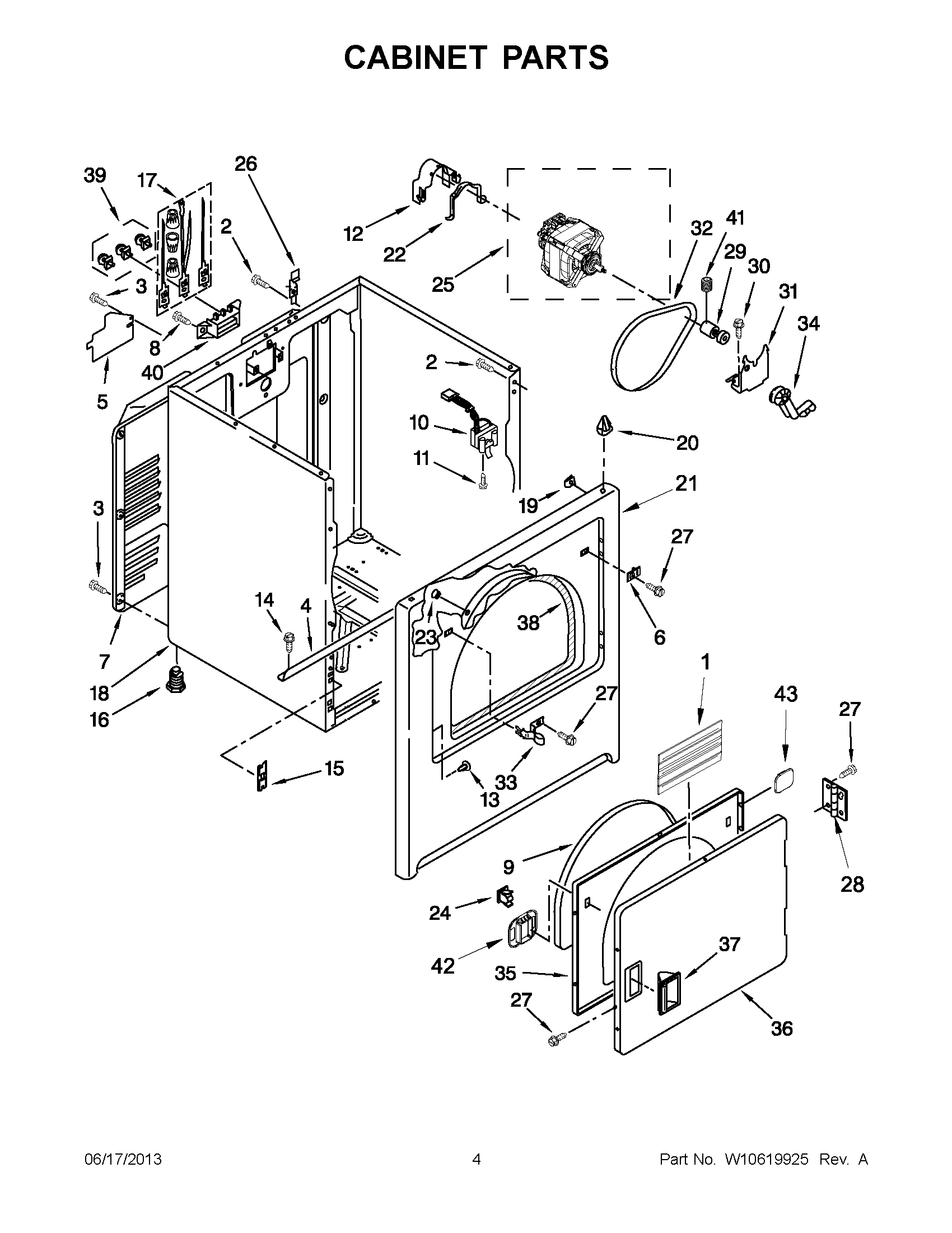 02 - CABINET PARTS