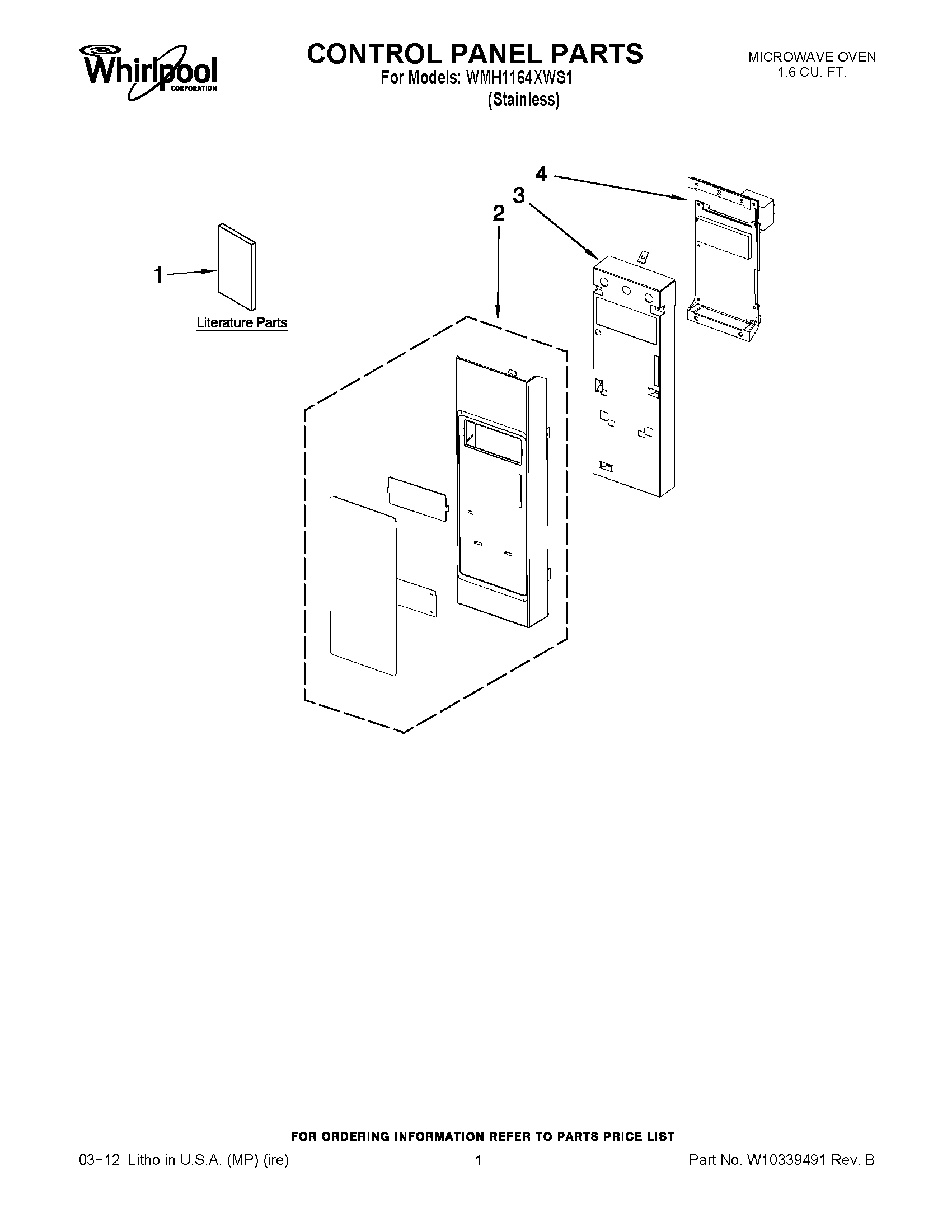01 - CONTROL PANEL PARTS