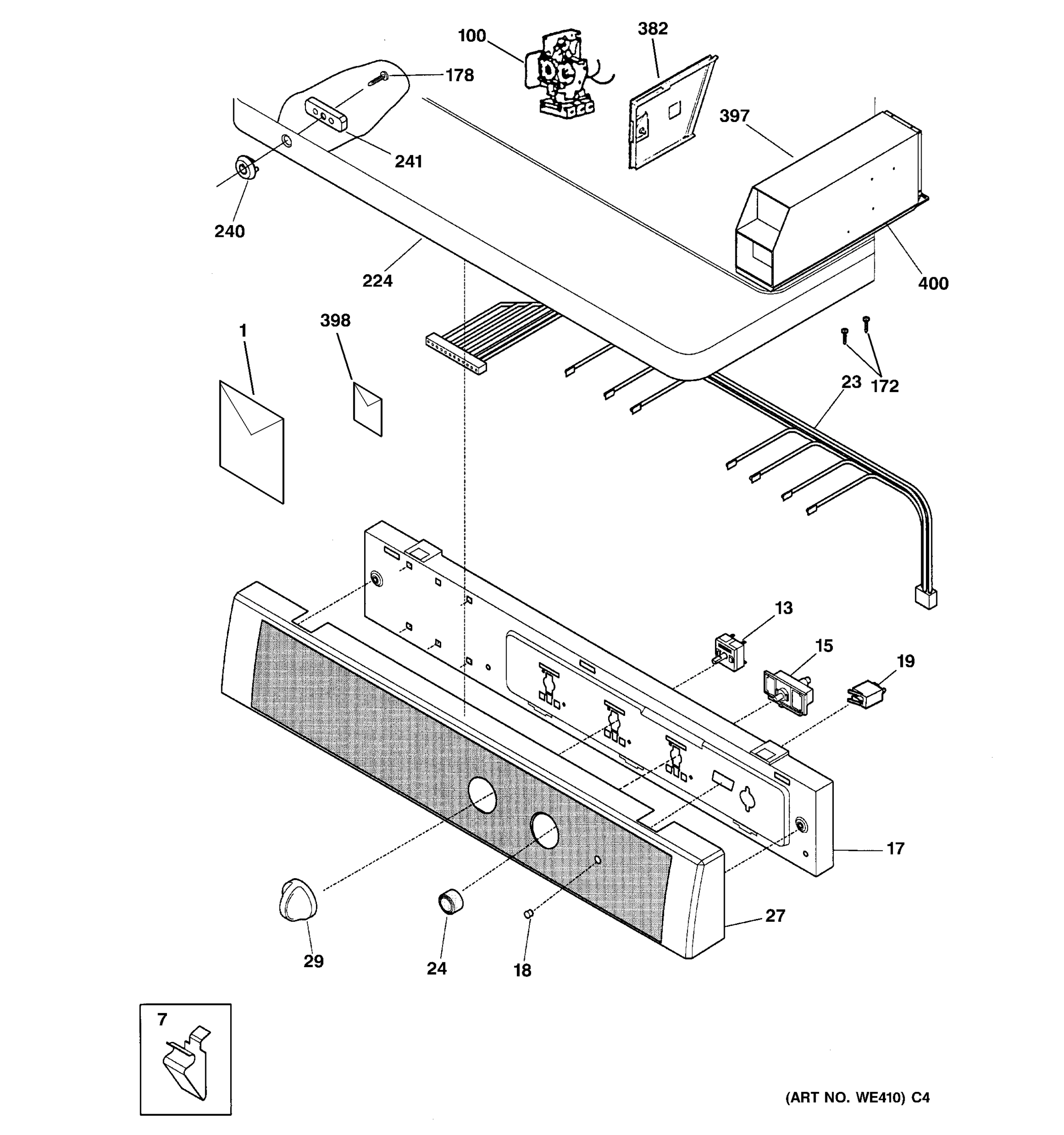 CONTROLS & TOP PANEL
