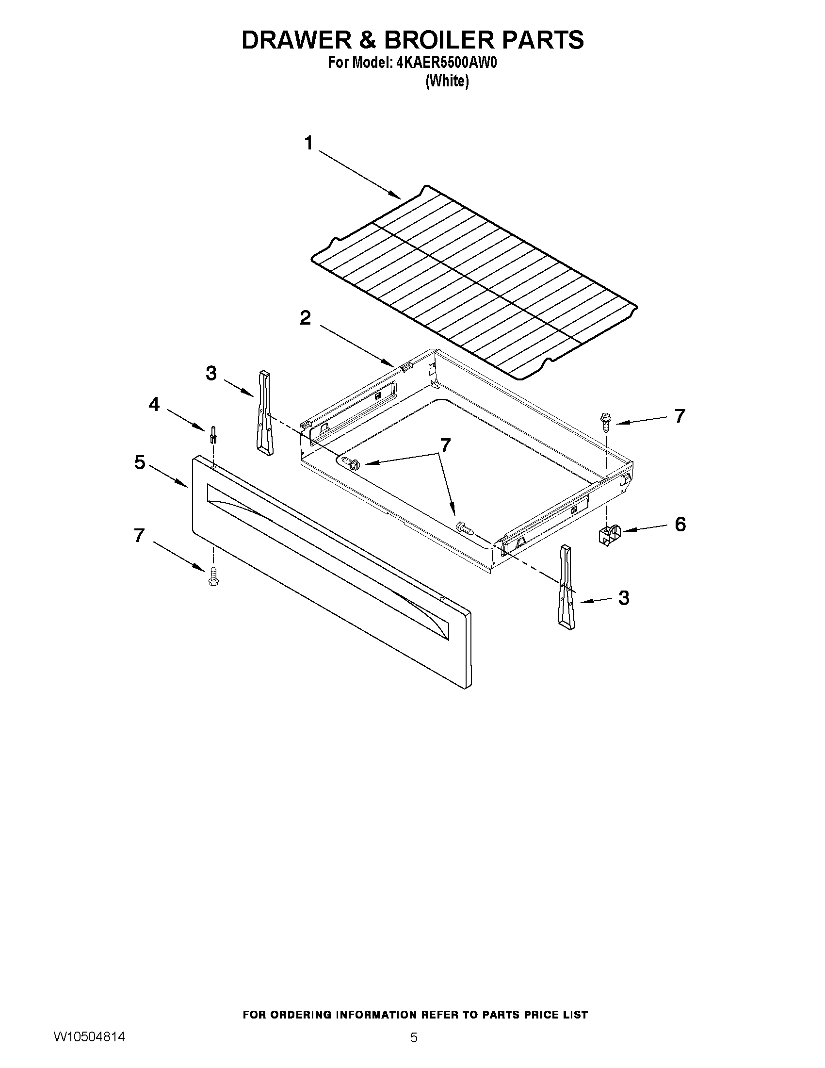 04 - DRAWER & BROILER PARTS