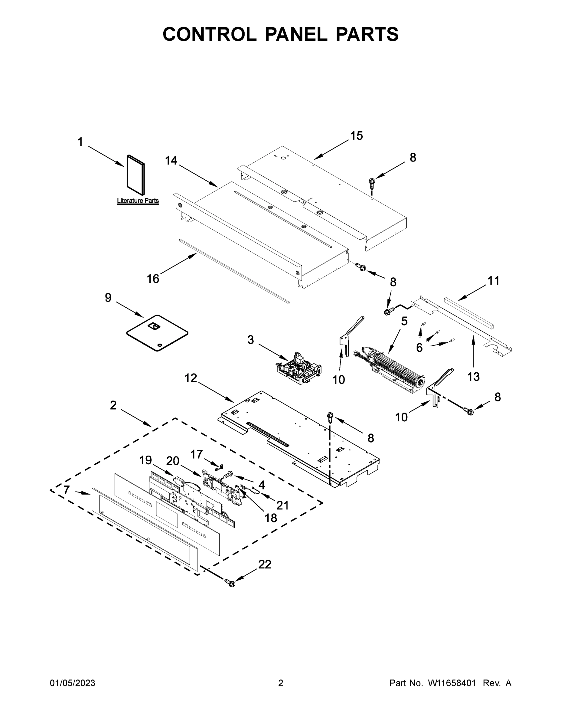 02 - CONTROL PANEL PARTS