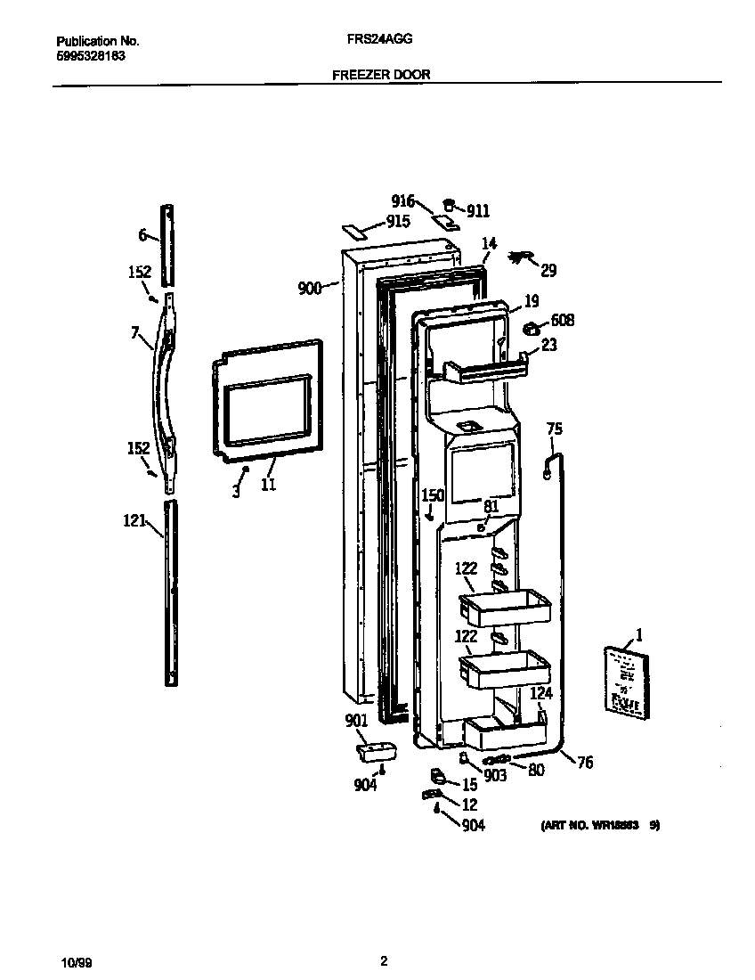 02 - FREEZER DOOR