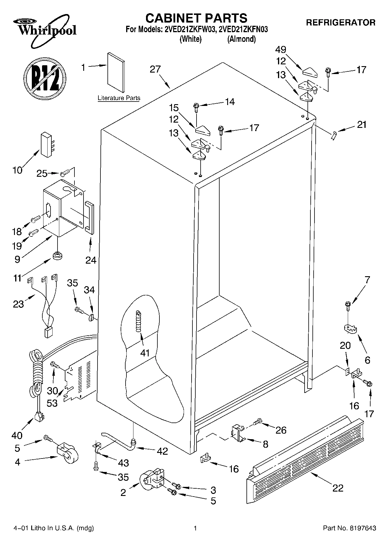 01 - CABINET, LITERATURE