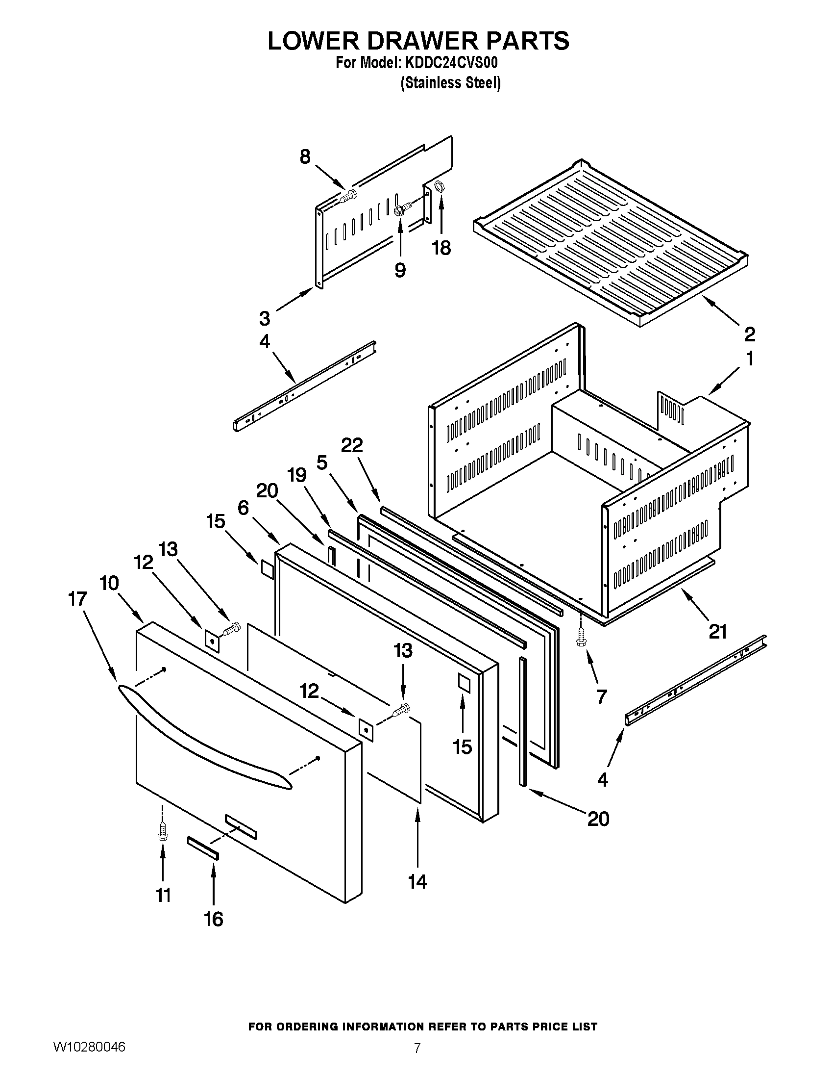 04 - LOWER DRAWER PARTS