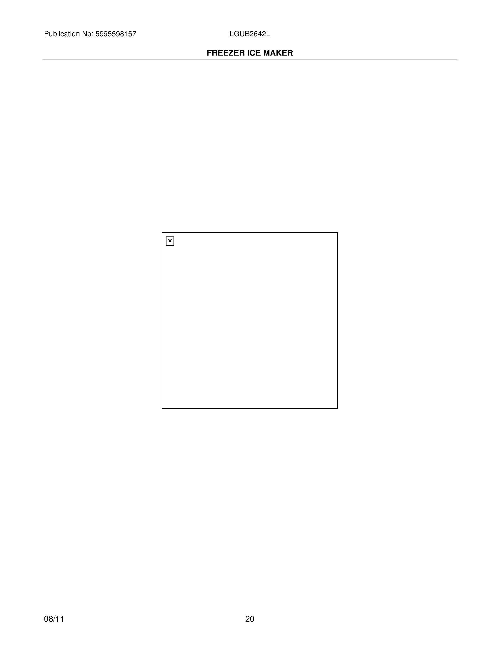 19 - FREEZER ICE MAKER