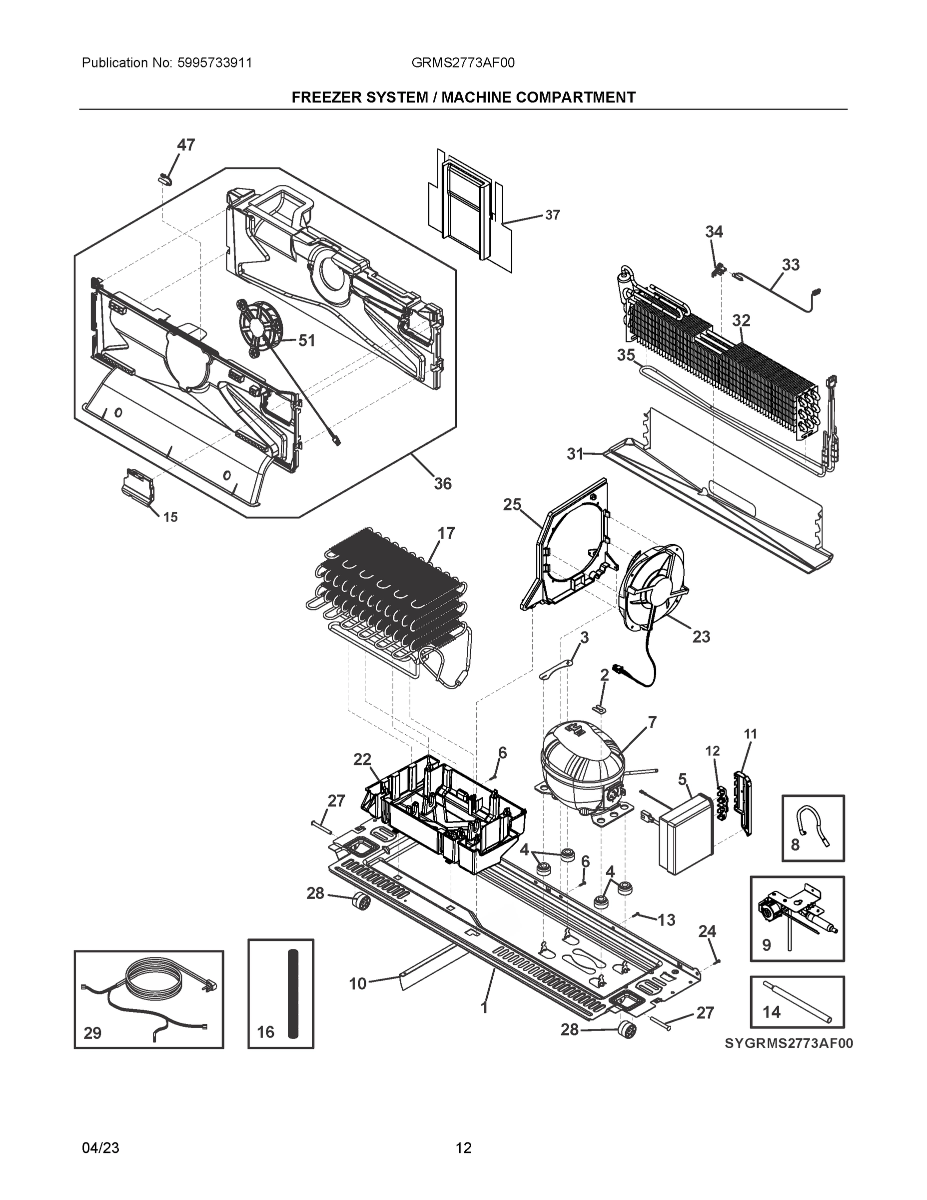 07 - FREEZER SYSTEM / MACHINE COMPARTMENT