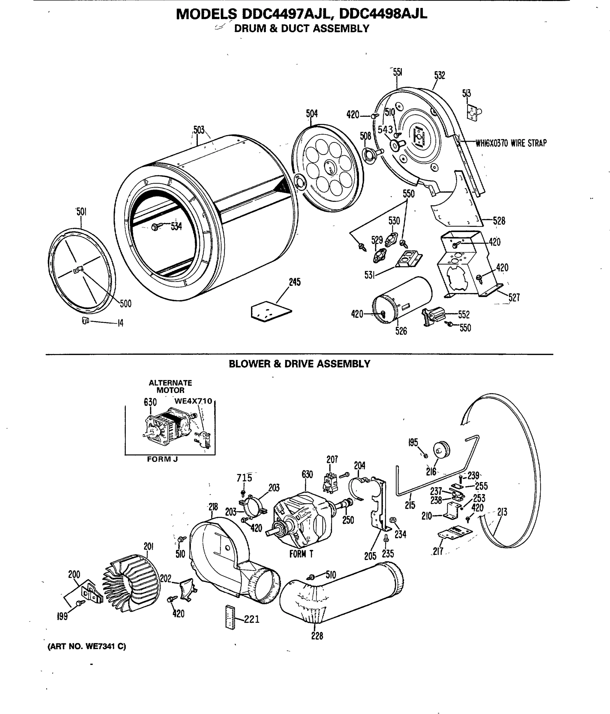 DRUM & DUCT ASSEMBLY