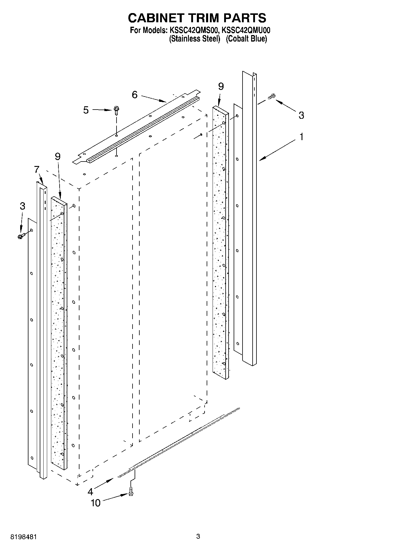 02 - CABINET TRIM PARTS