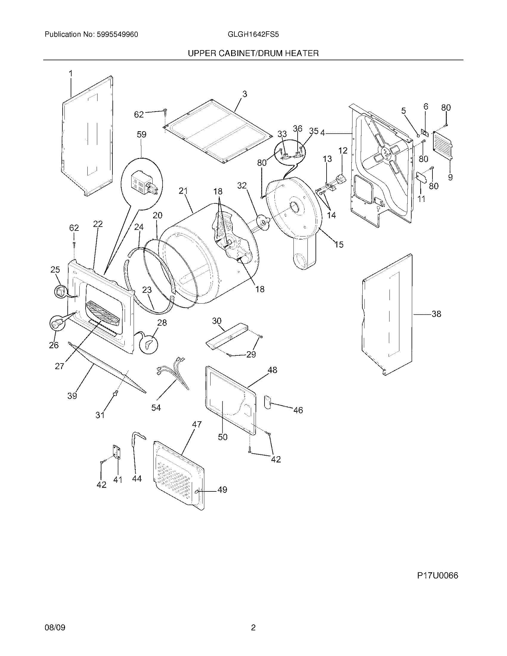 03 - UPPER CABINET/DRUM HEATER