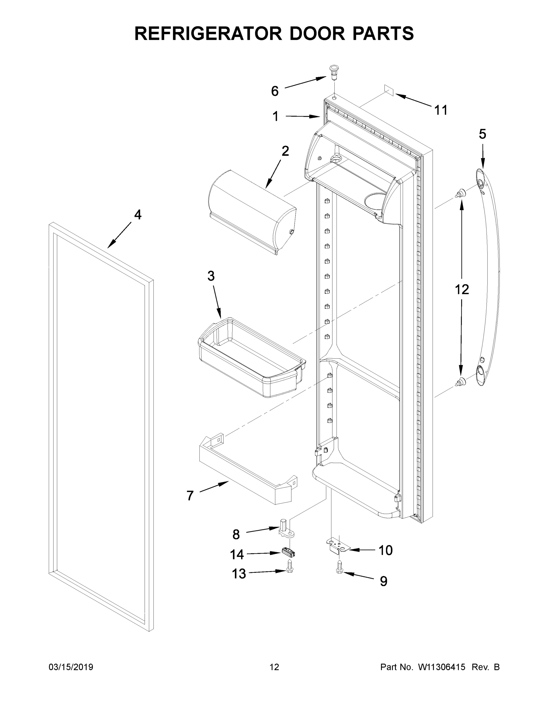 07 - REFRIGERATOR DOOR PARTS
