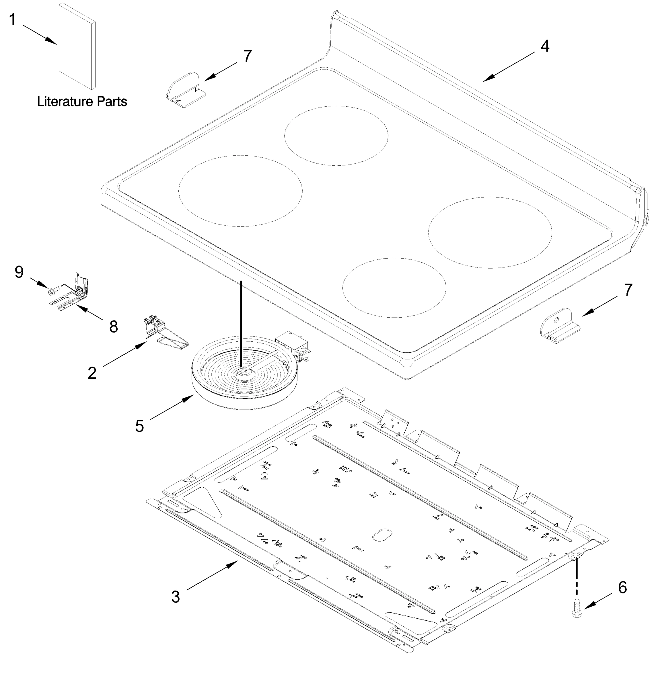 COOKTOP PARTS