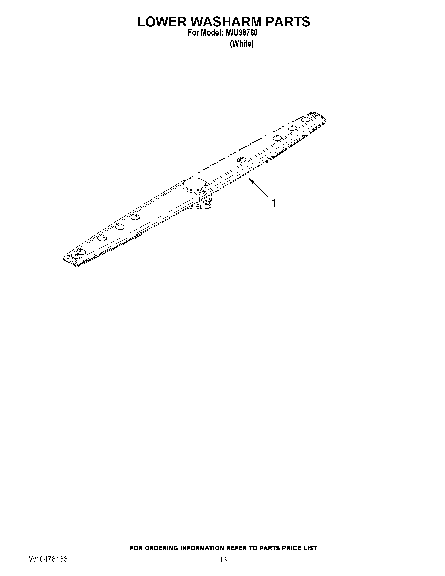 11 - LOWER WASHARM PARTS