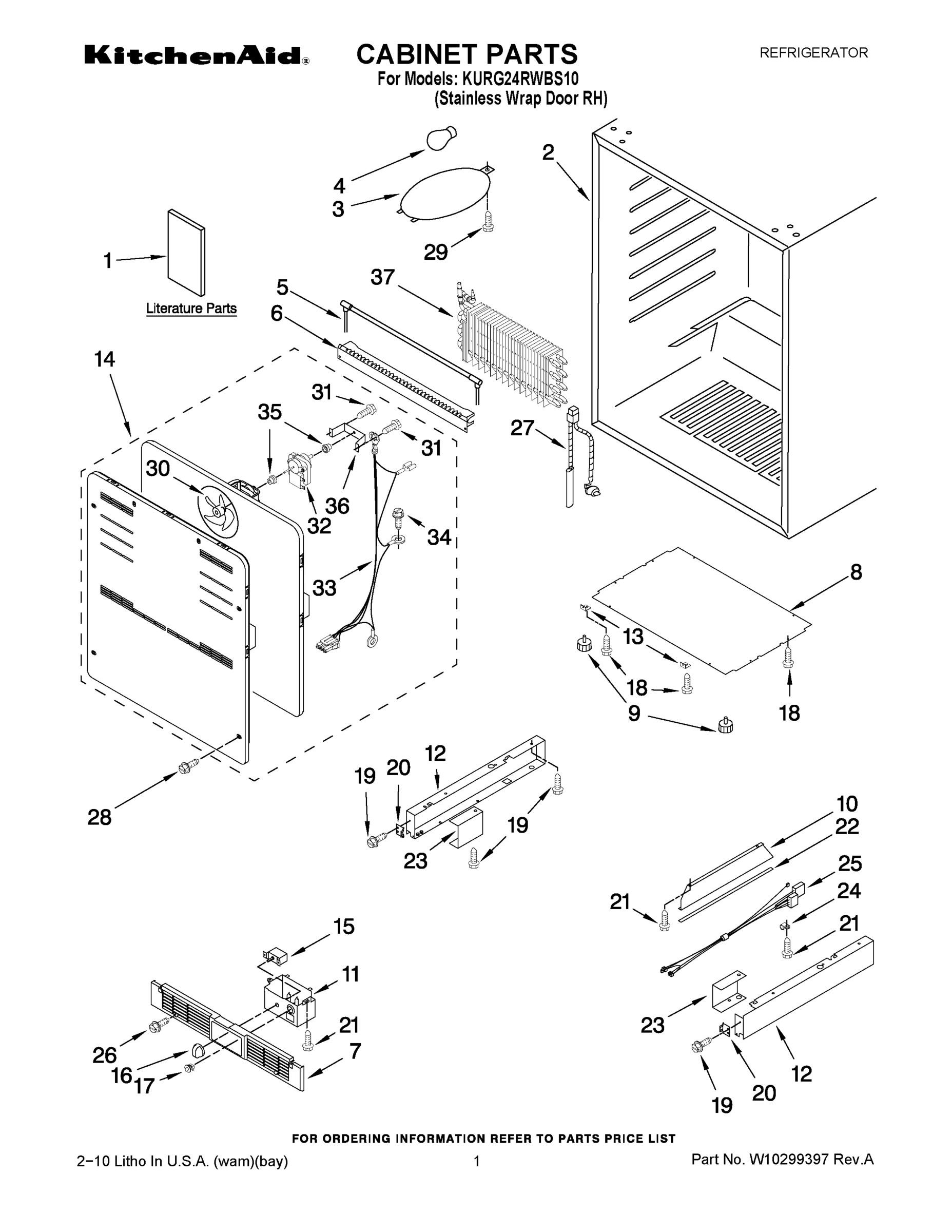 01 - CABINET PARTS