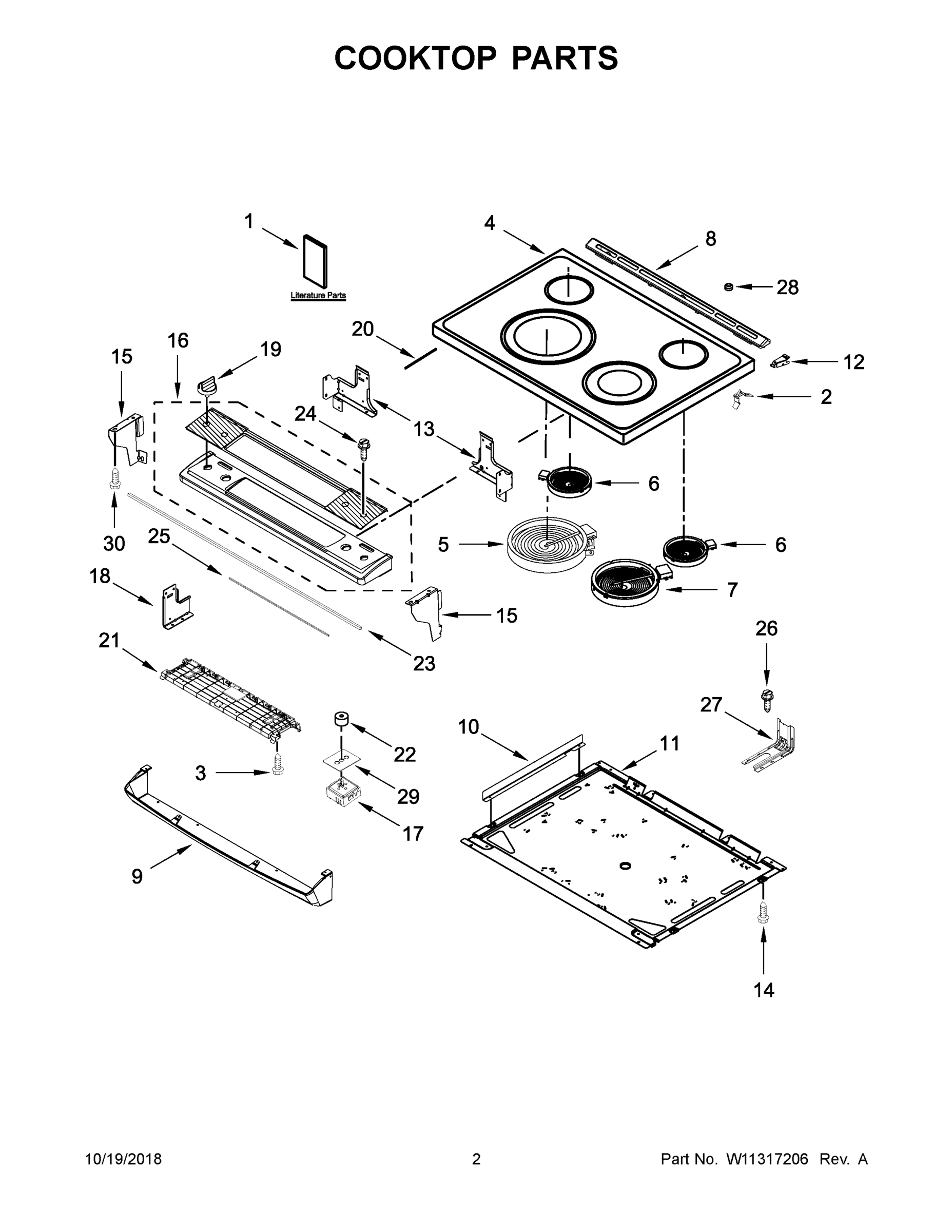 02 - COOKTOP PARTS