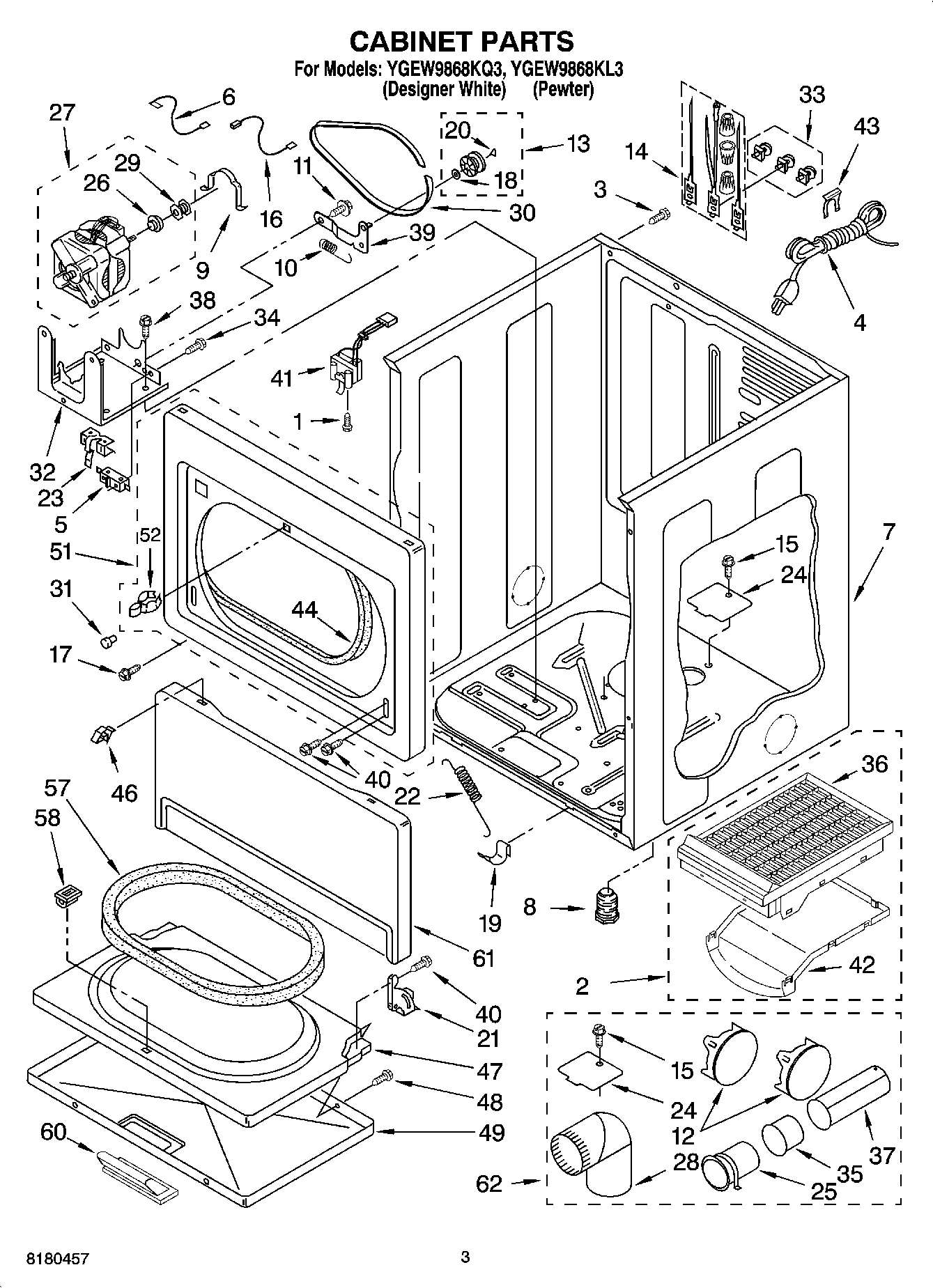 02 - CABINET PARTS