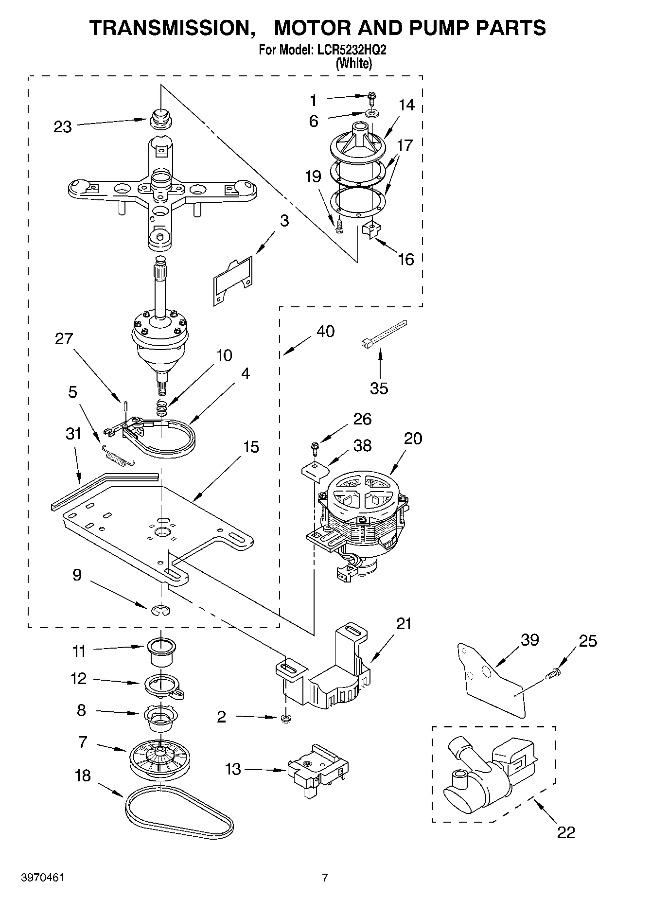 04 - TRANSMISSION, MOTOR AND PUMP PARTS
