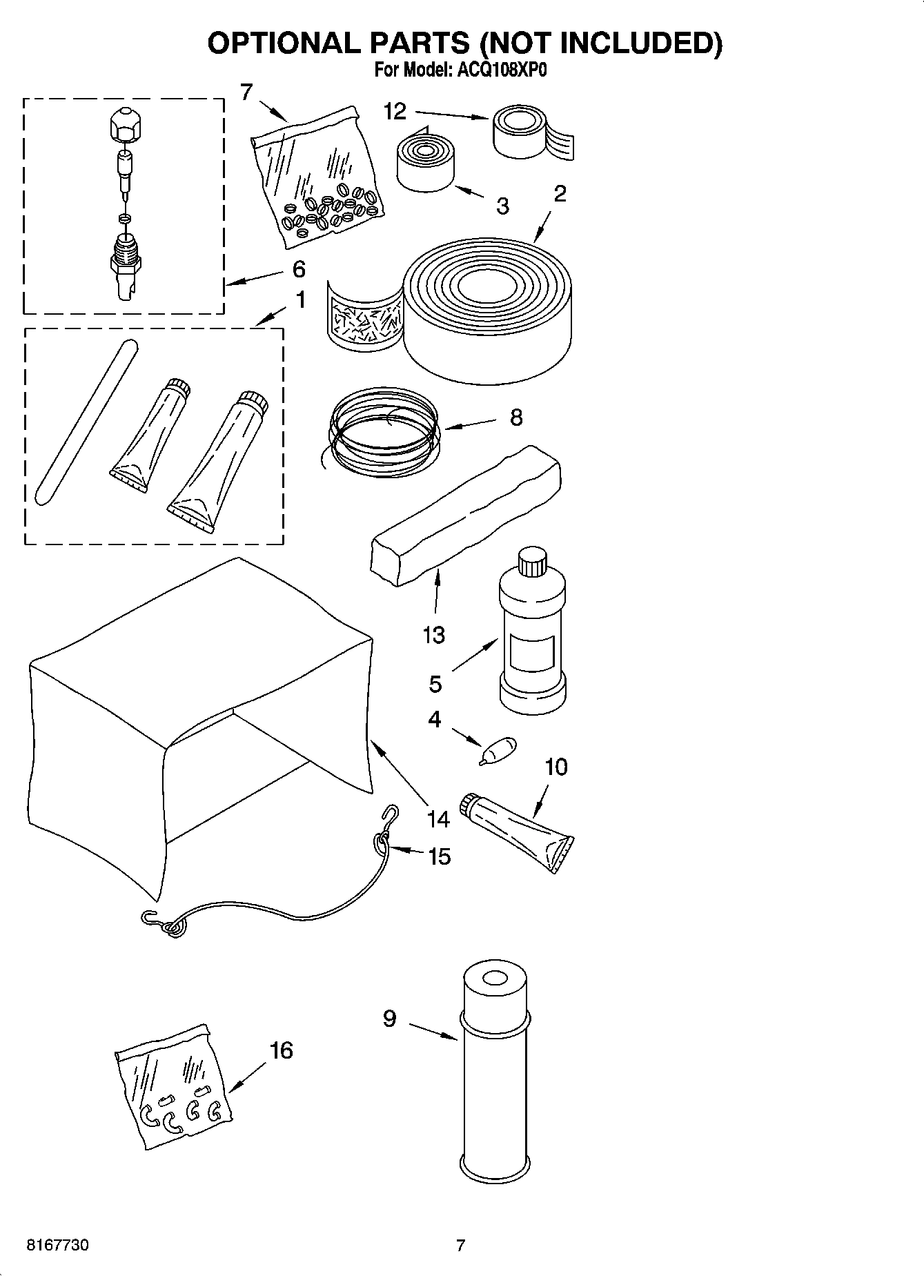 04 - OPTIONAL  PARTS (NOT INCLUDED)
