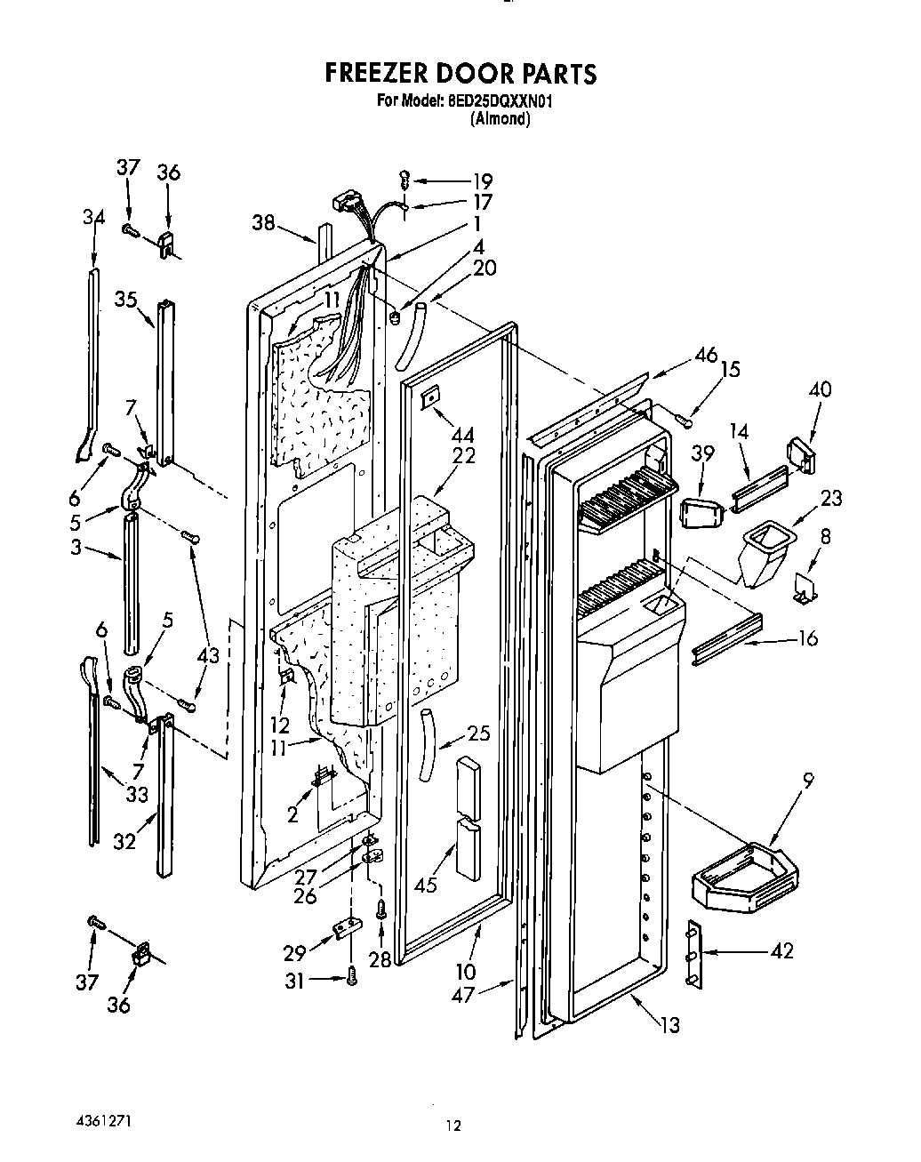 08 - FREEZER DOOR