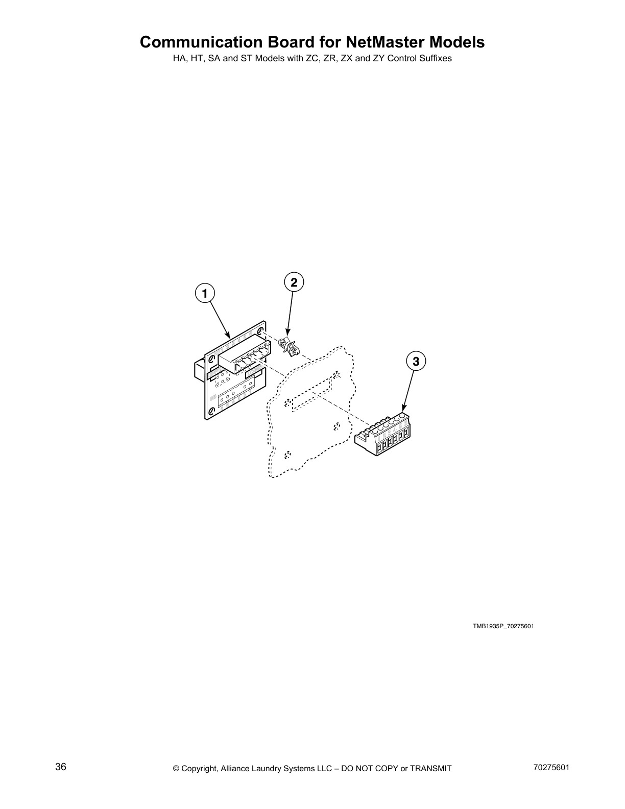 Communication Board for NetMaster Models