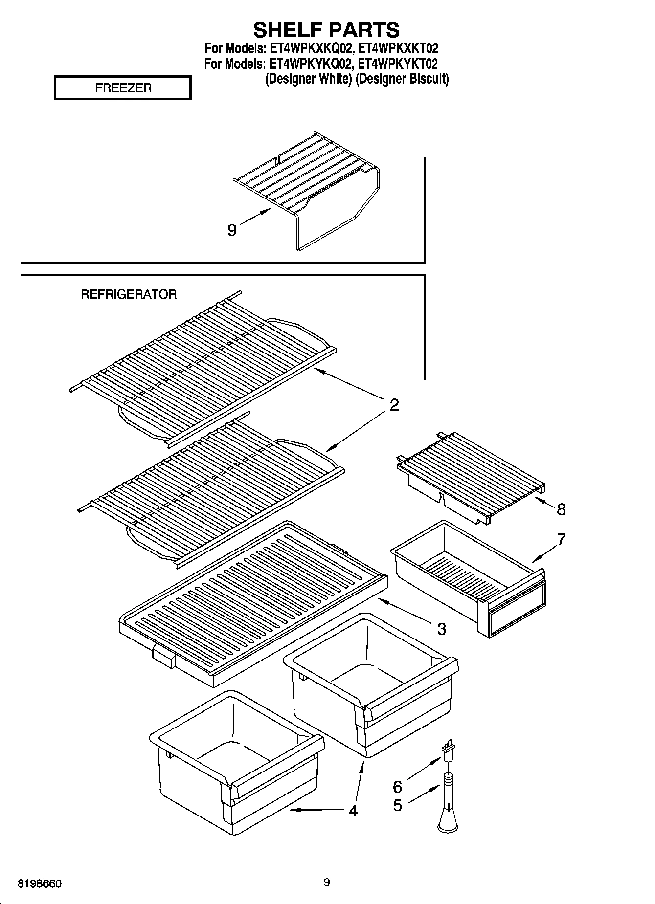 05 - SHELF PARTS, OPTIONAL PARTS