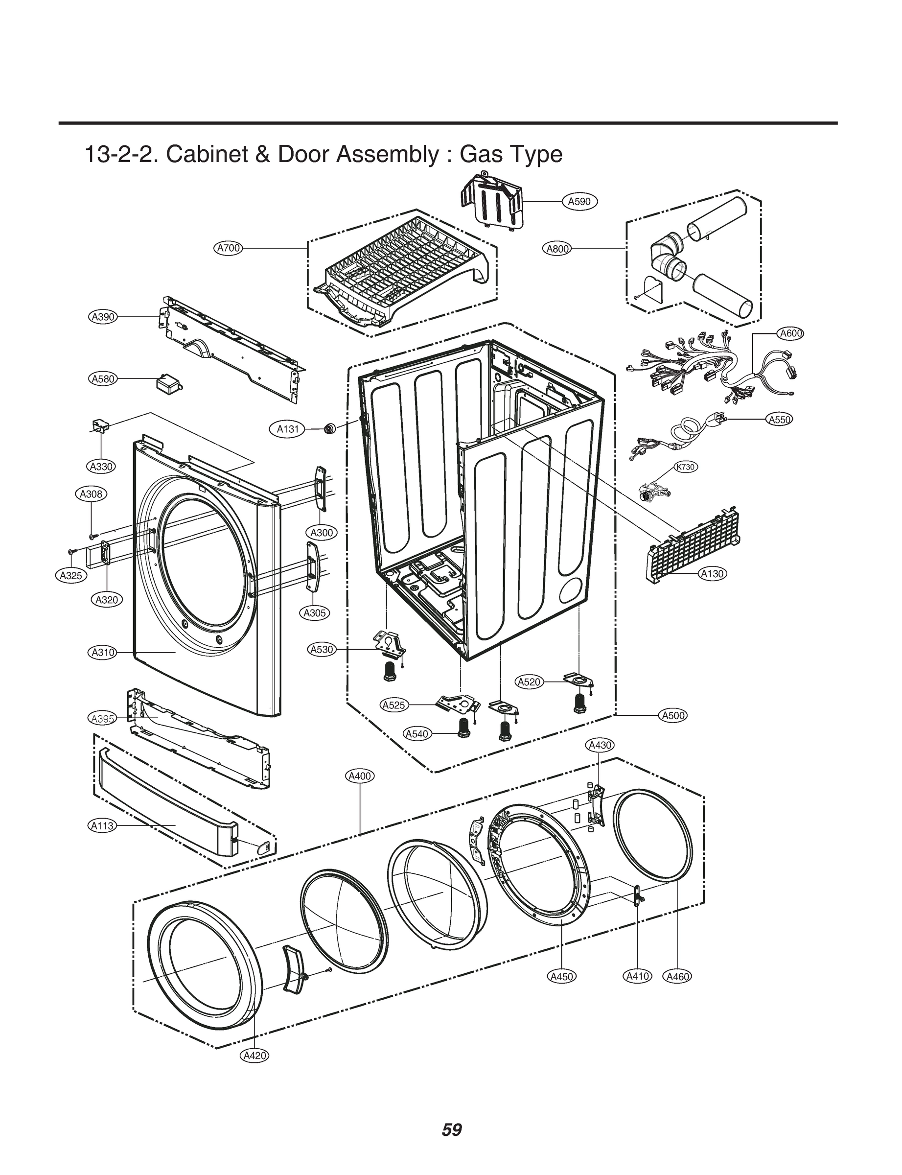 CABINET & DOOR ASSEMBLY
