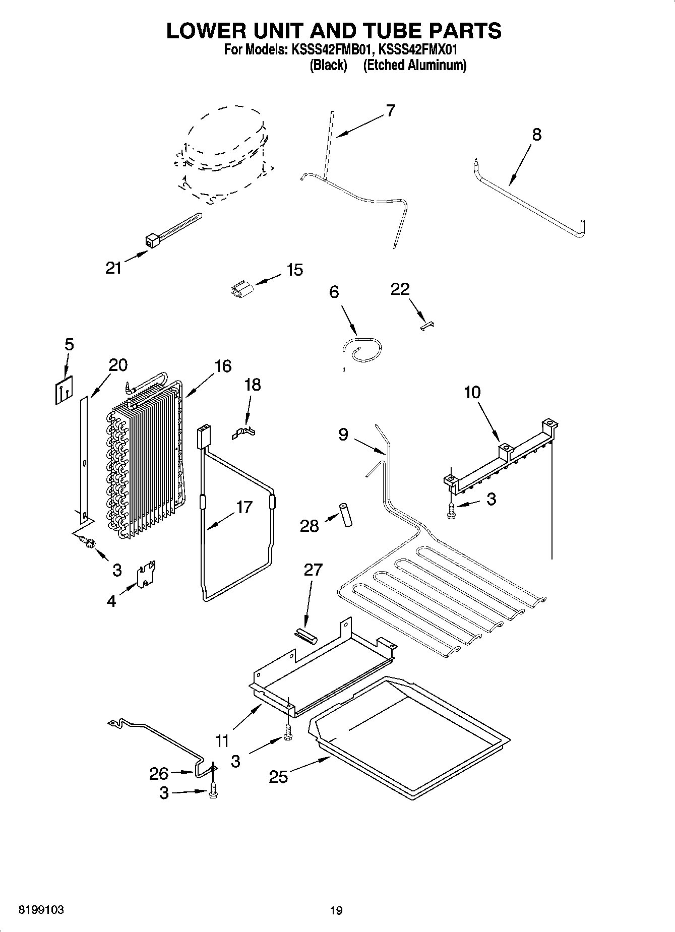12 - LOWER UNIT AND TUBE PARTS