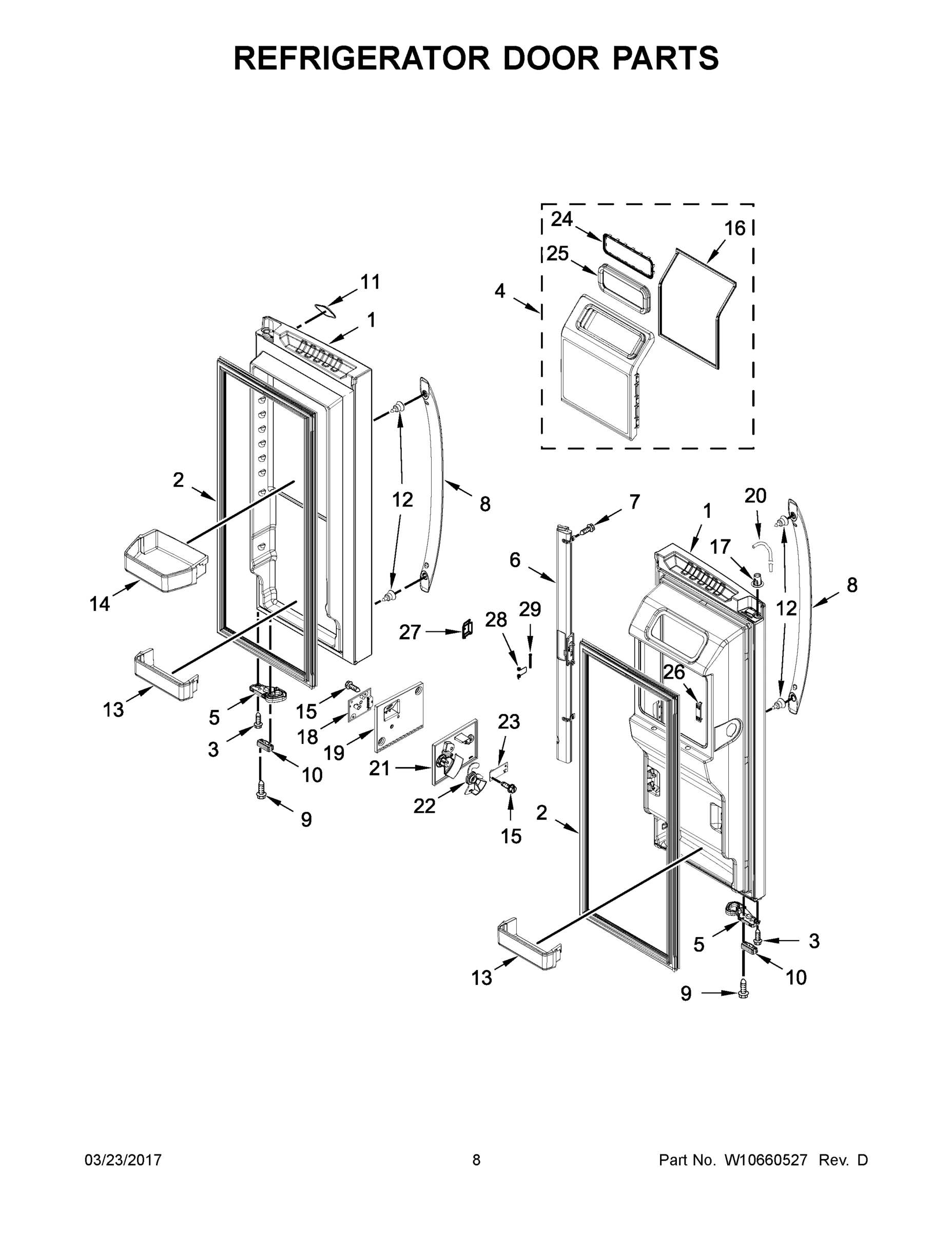 05 - REFRIGERATOR DOOR PARTS