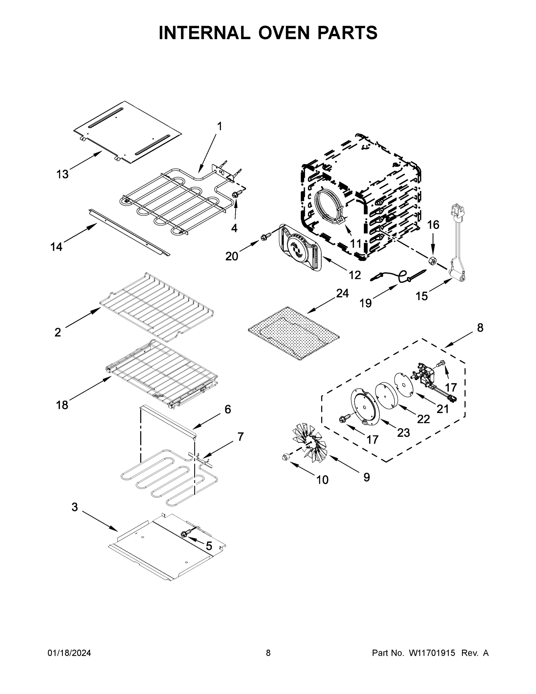 05 - INTERNAL OVEN PARTS